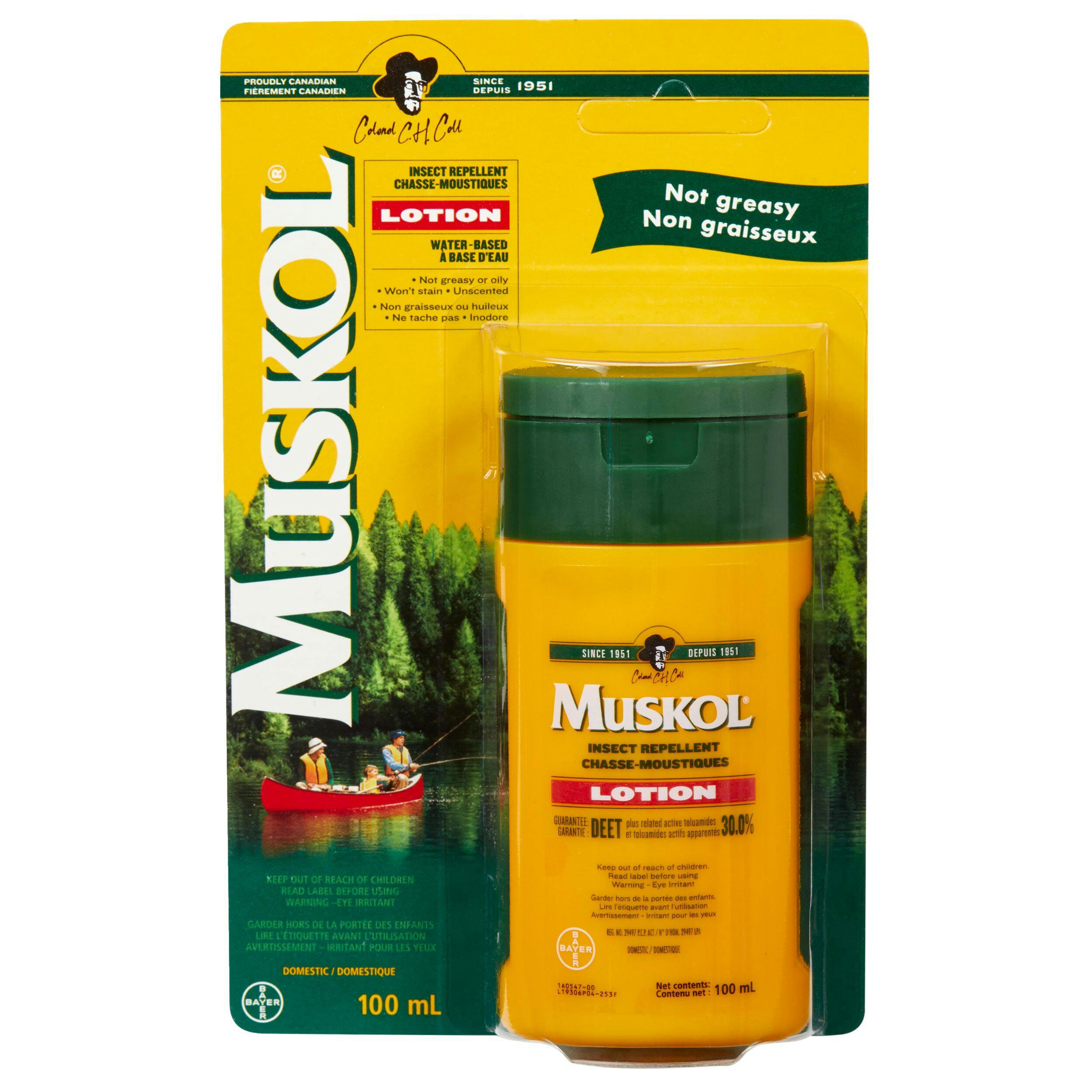 Muskol 8-Hour 30% DEET Mosquito/Insect Repellent Lotion, 100-mL