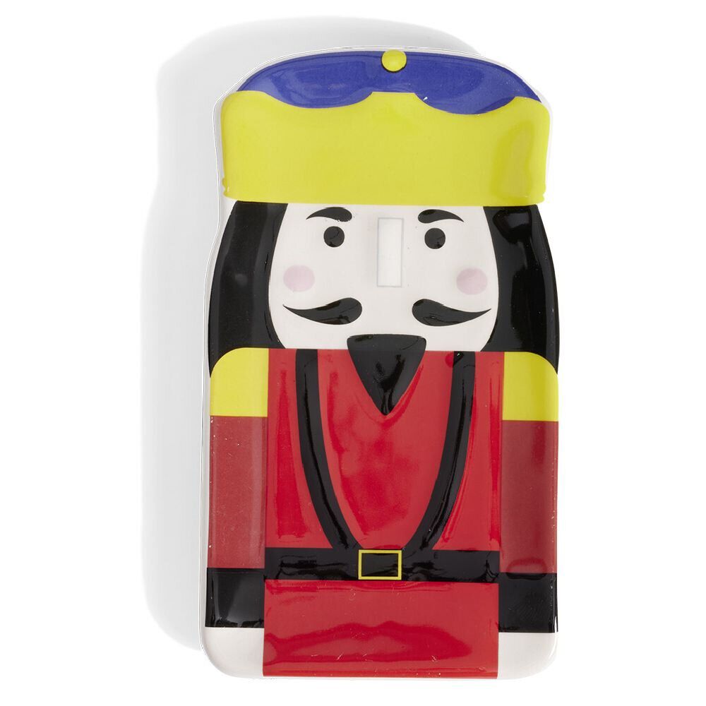 Vide poche No&euml;l en céramique 18x12,5xH1,5cm (3 modèles)