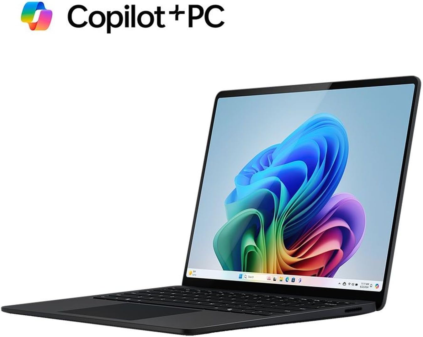 Microsoft Surface Laptop (2024)  Windows 11 Copilot+ PC  15 Touchscreen Display  Snapdragon X Elite (12 core)  32GB RAM  1TB SSD Storage  Black