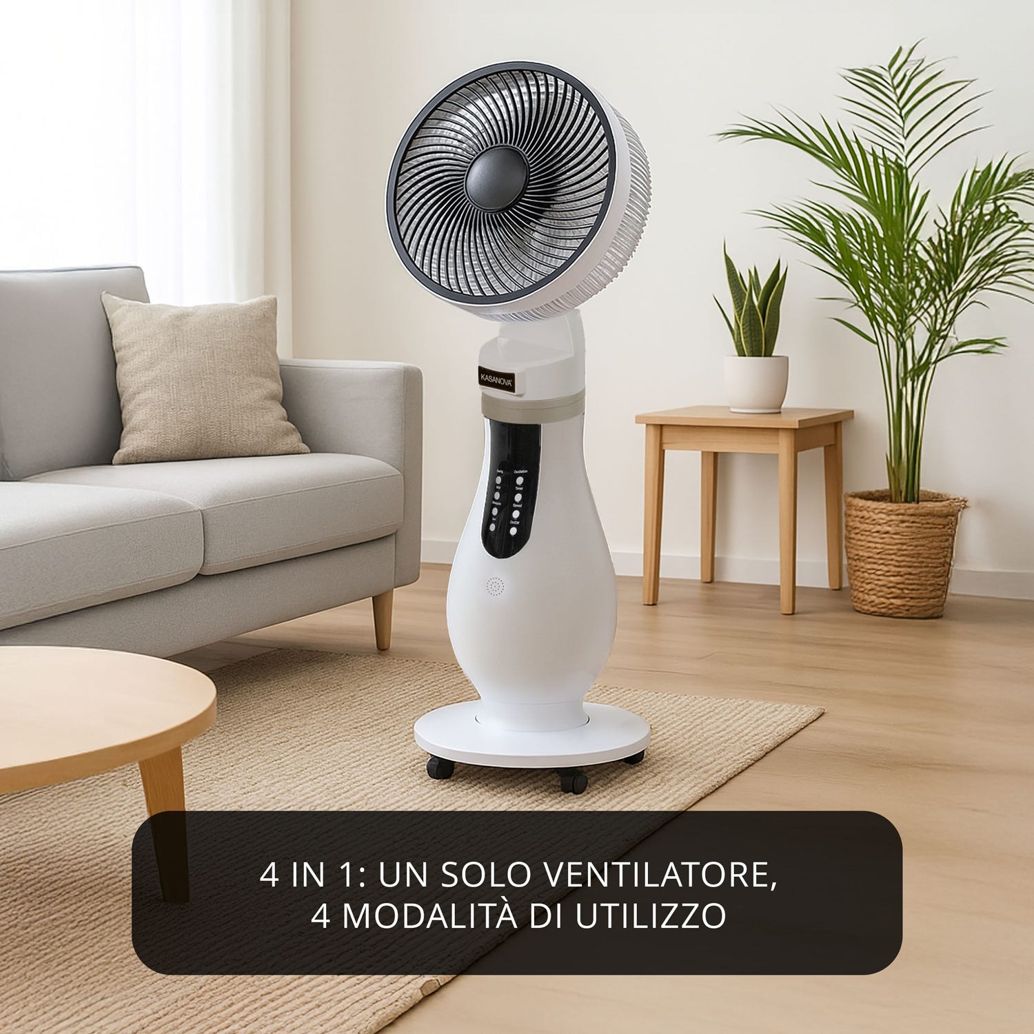 Ventilatore 4 in 1 con oscillazione 3D Combi