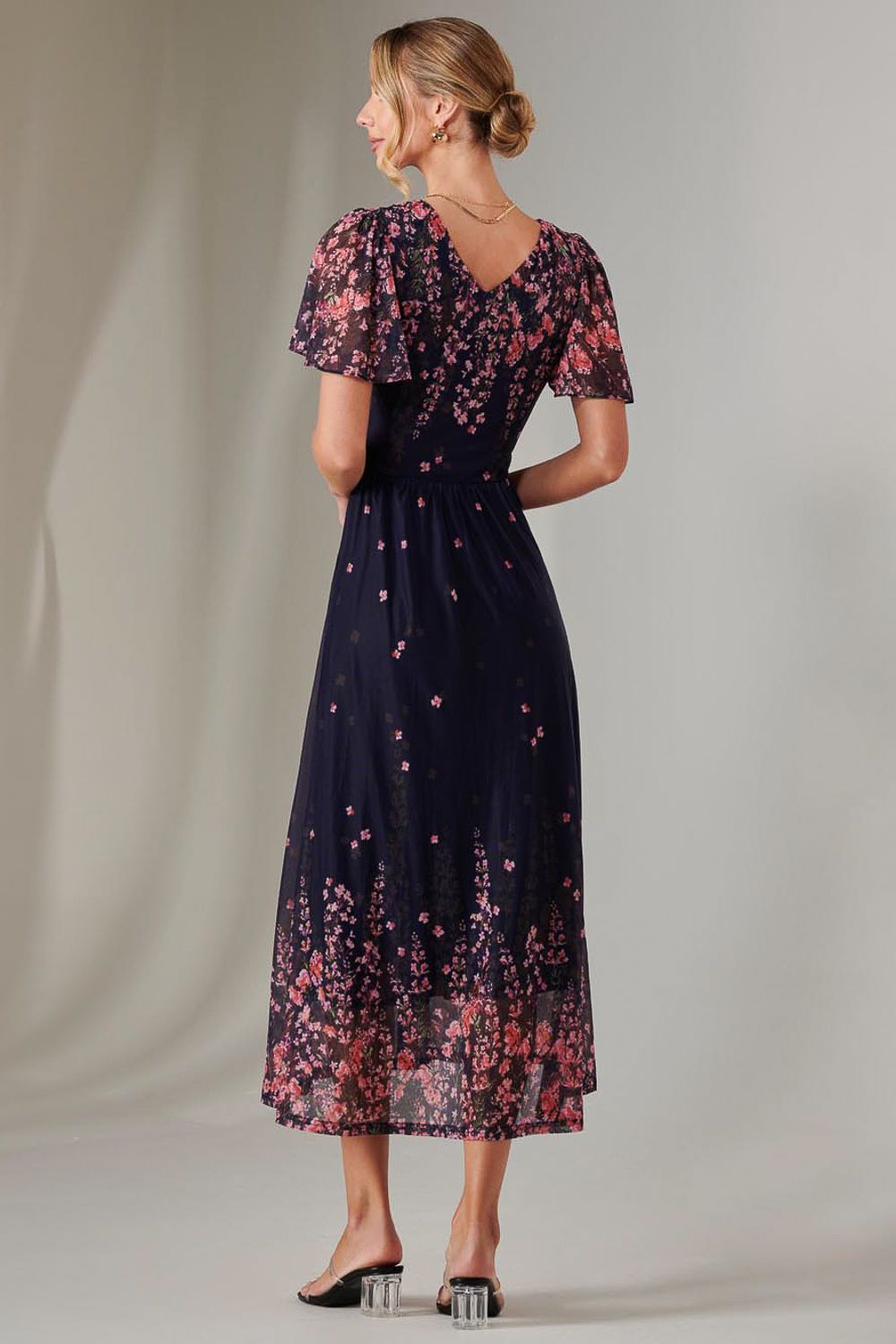 Jolie Moi Wrap Maxi Dress