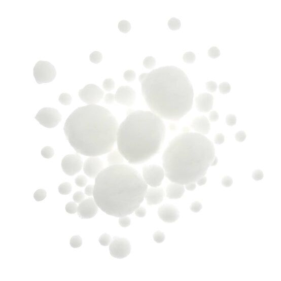 White Pom Poms 60 Pack
