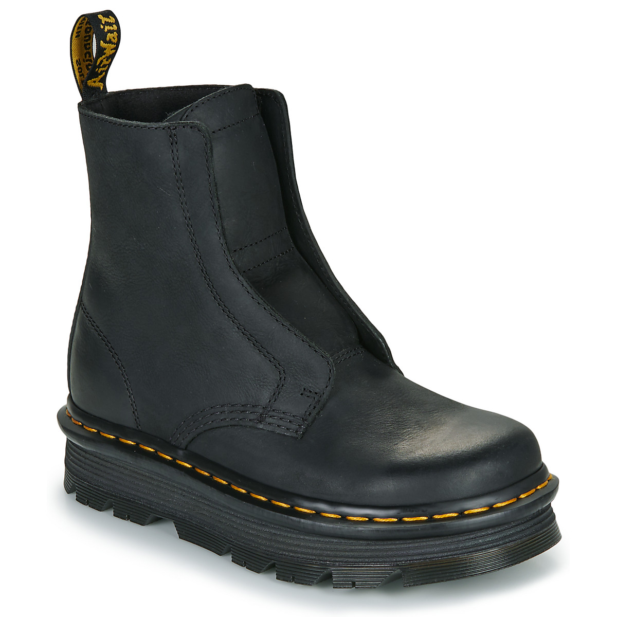 Dr. Martens - ZebZag Lace Less Laceless Boot Black Wyoming - Black