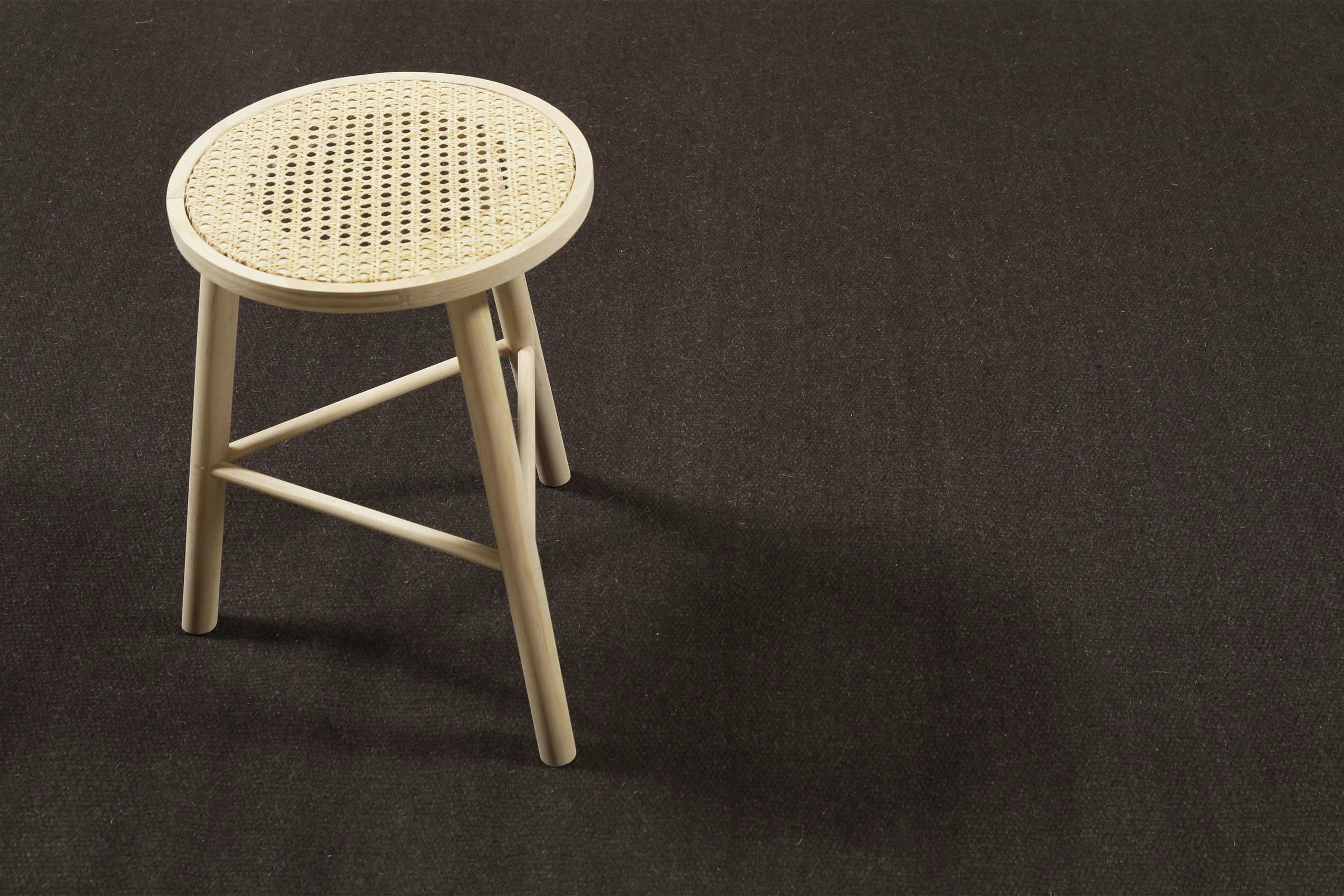 MAYA KELIM - Tapis tissé main pure laine vierge marron 130x190