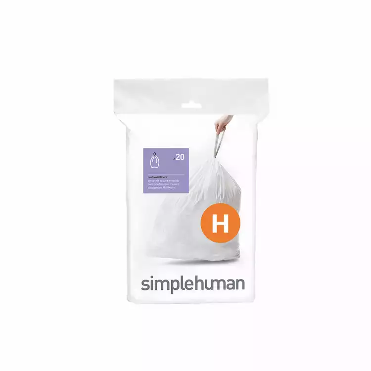 Simplehuman 35L Code H Bin Liners - Pack of 100
