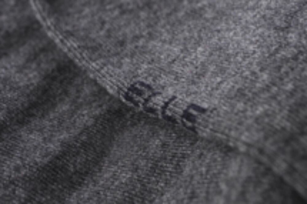 ELLE 2 Pair Plain and Striped Cotton Knee Highs