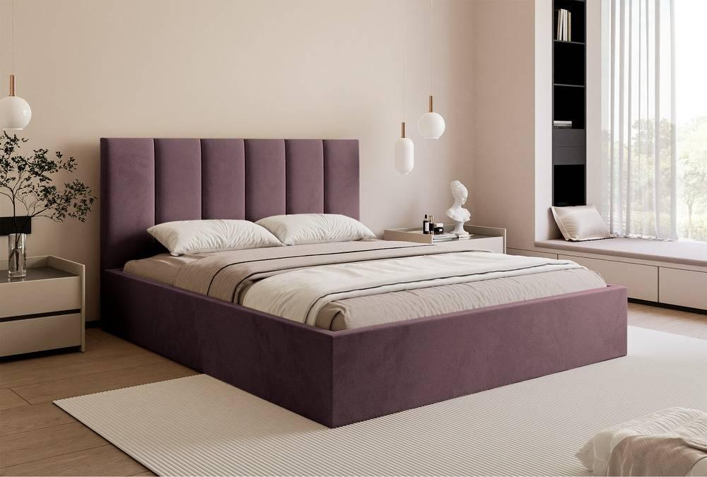 Bedframe Carolina met opbergruimte velvet 140x200