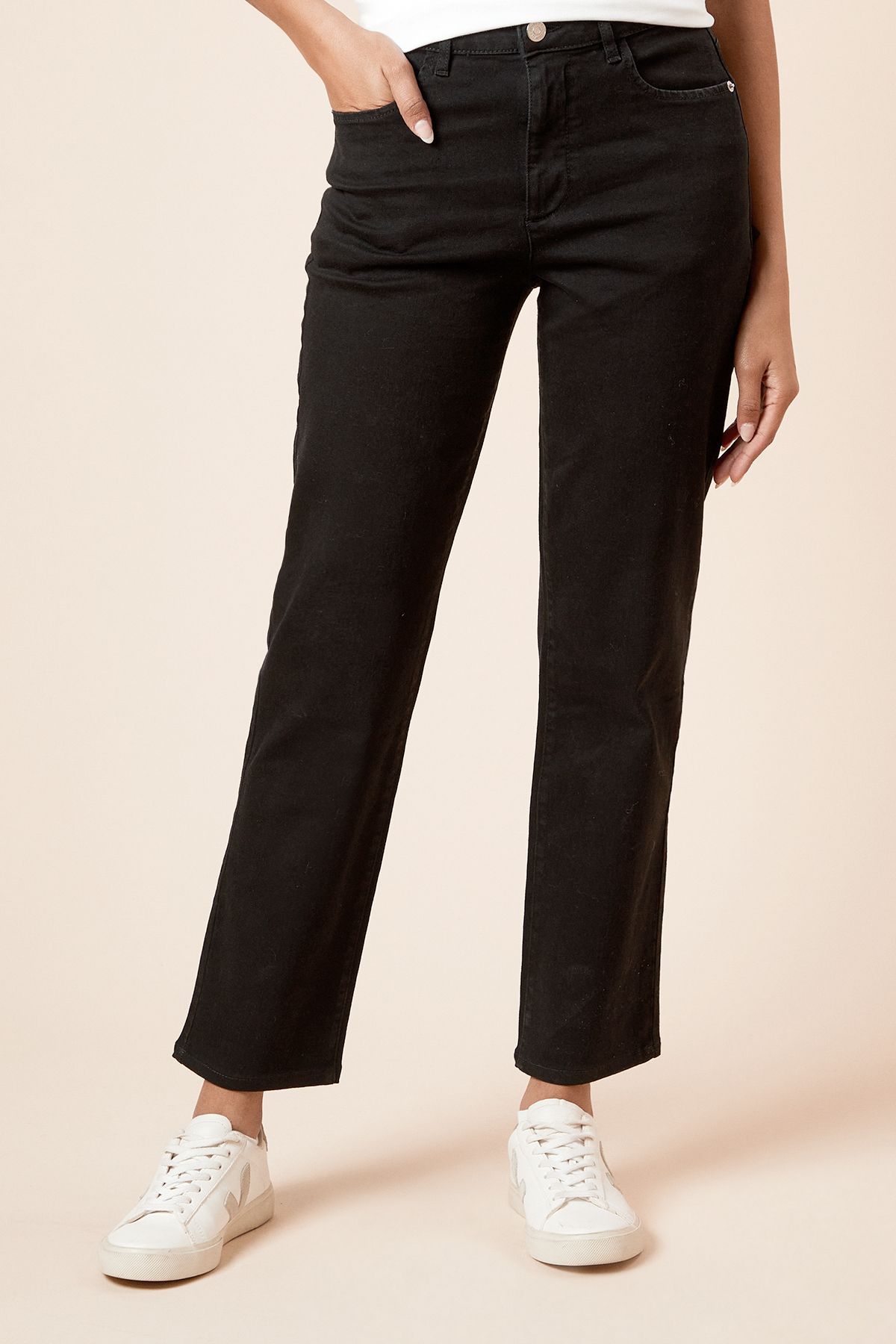 Dorothy Perkins High Rise Straight Leg Jean