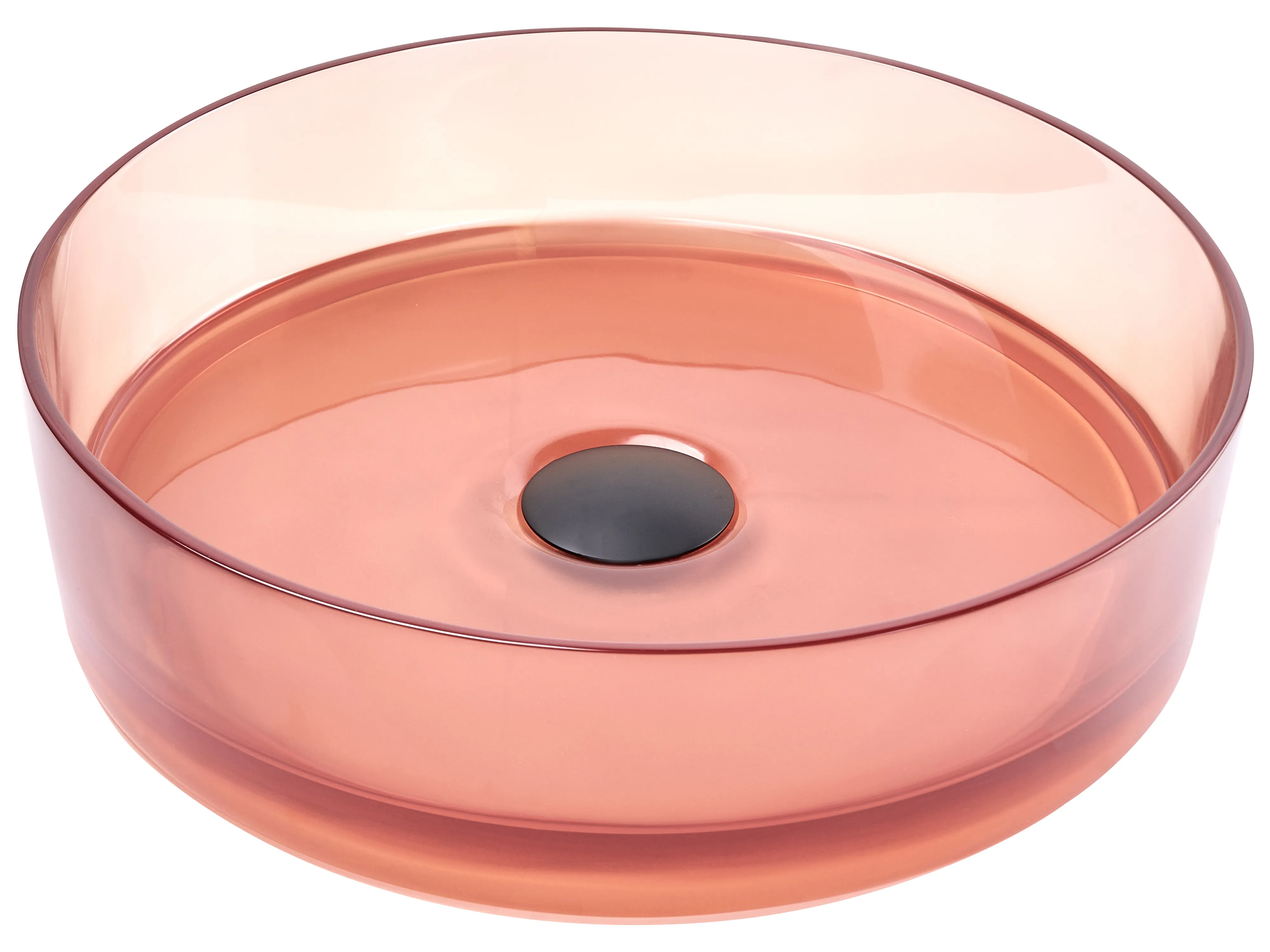 Countertop Basin TOLOSA ? 360 mm Solid Surface Light Red