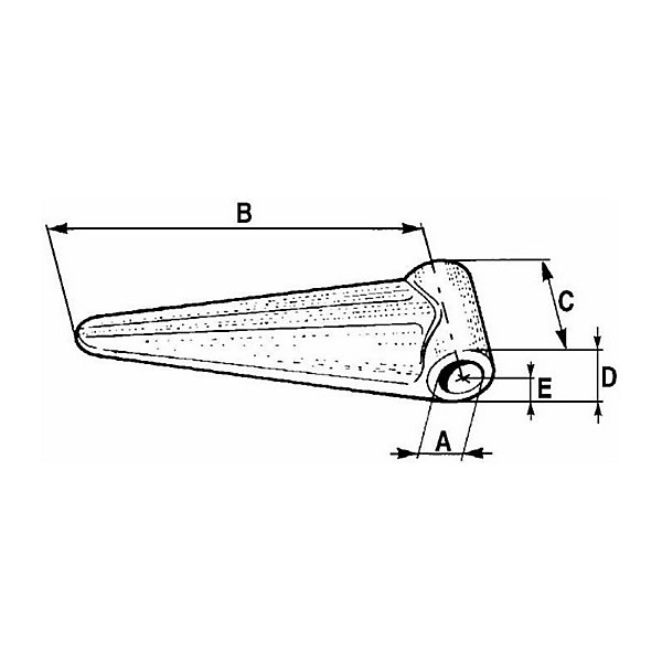 Charnière plate micro diam 9 mm (Lot de 2)