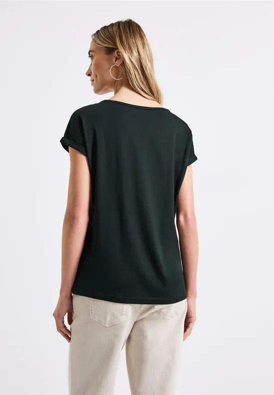 Basic Shirt mit Print