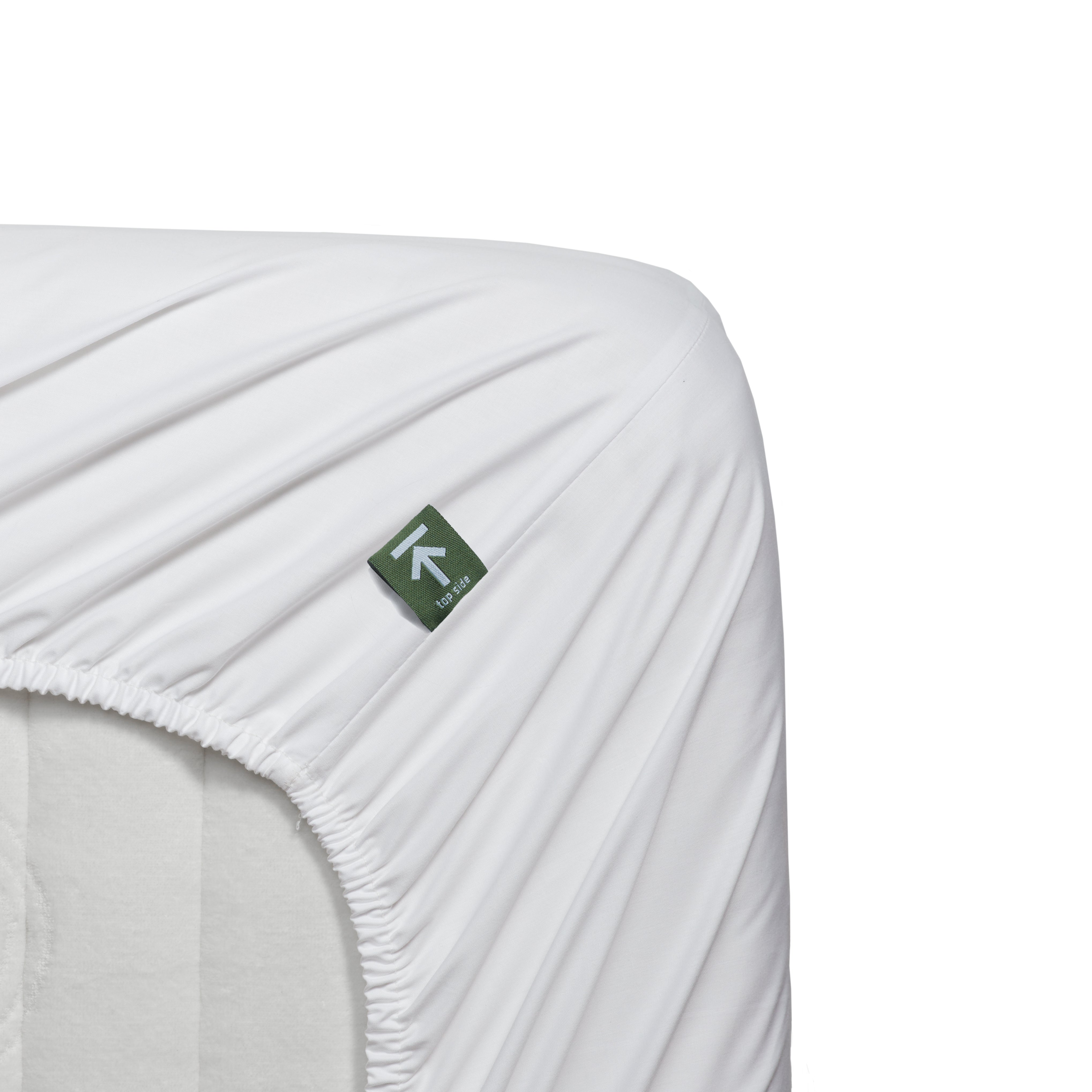 Beddinghouse - Percale-katoen - Split-topper - Hoeslaken - 180x200 cm - Wit