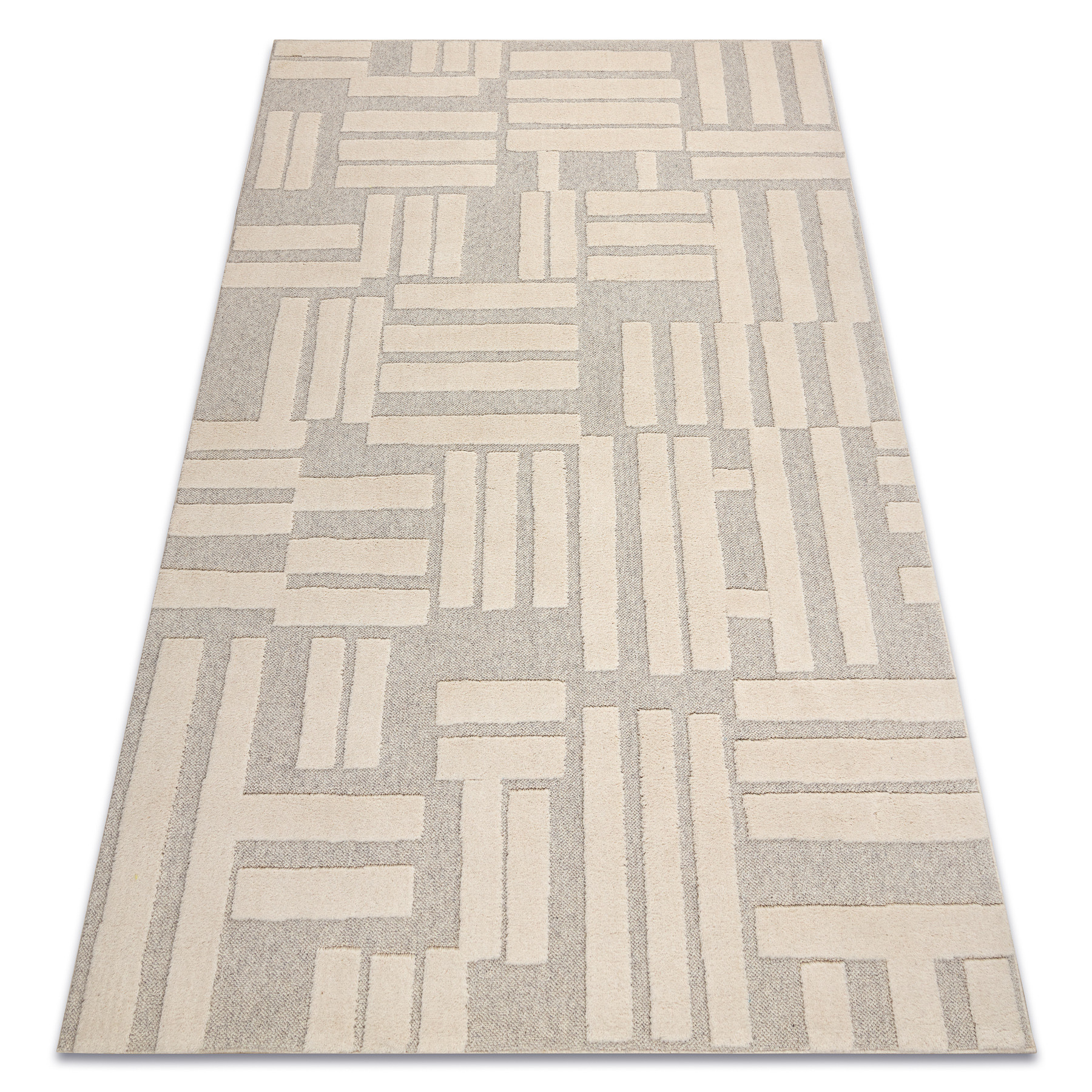 Dywan FLUX 461.95.AE110 wełniany OSTA - Geometryczny, 60x120 cm