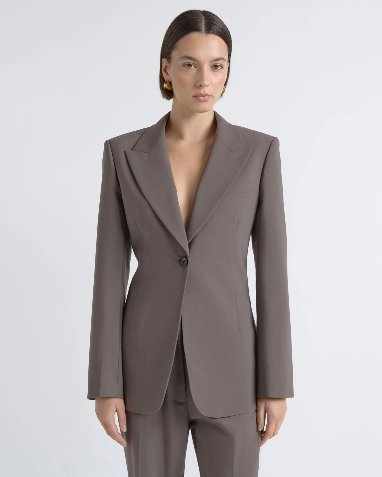 Single Breasted Slim Fit Blazer