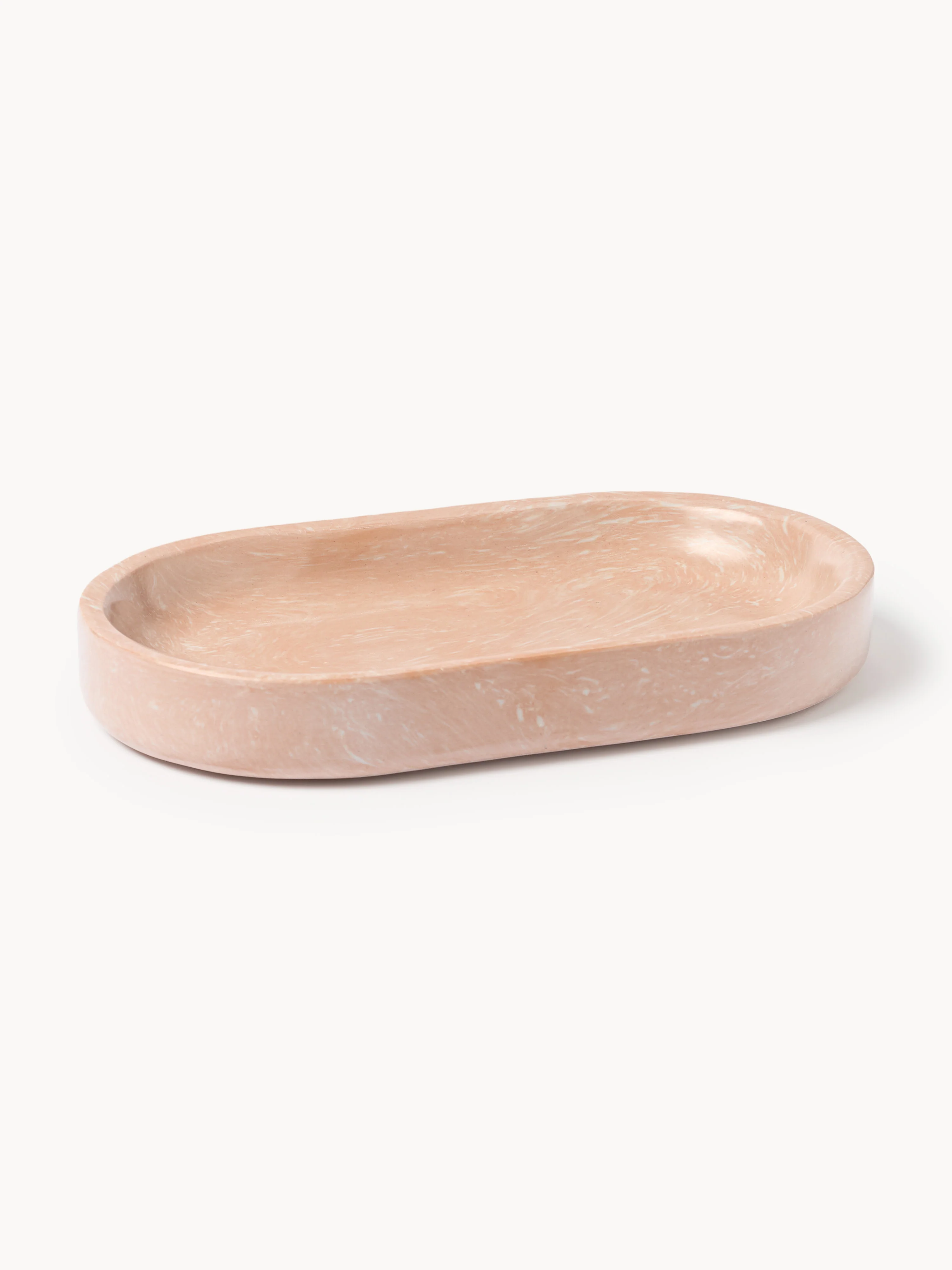 Servierplatte Elara aus Kunstmarmor, B 28 cm