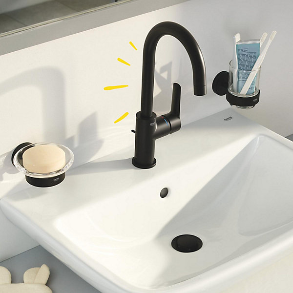 GROHE Start Mitigeur monocommande LavaboTaille L - Noir mat - 242032432
