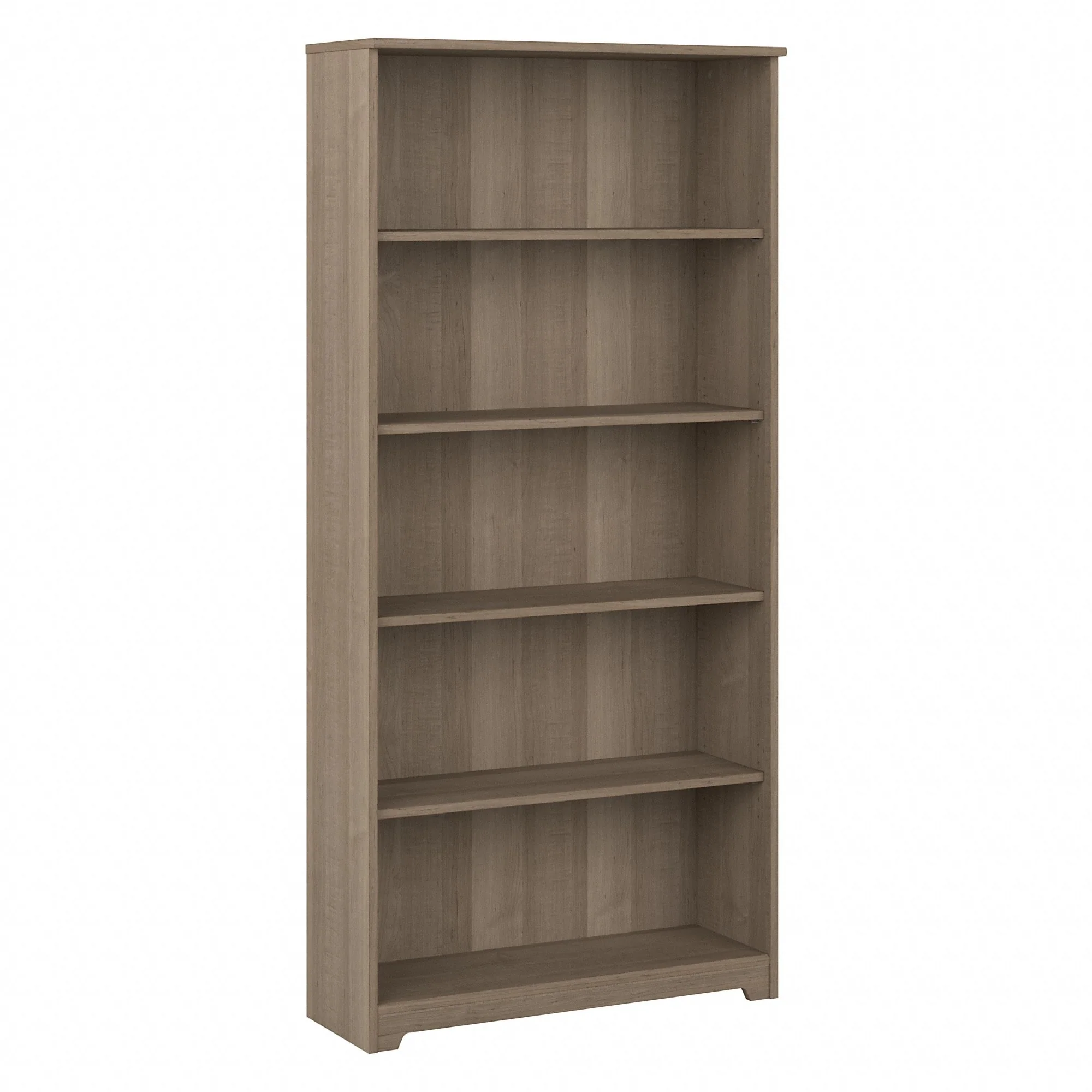 Bush Furniture Cabot Tall 5 Shelf Bookcase with Adjustable Shelves