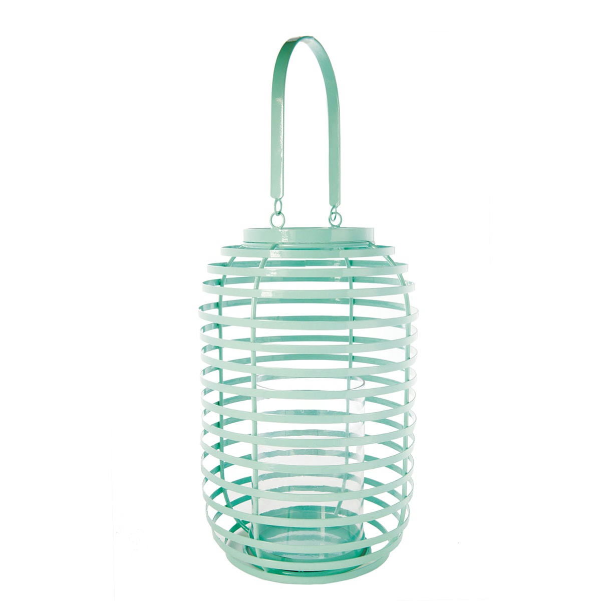 ALICE - Lanterne Alice bleue H28cm
