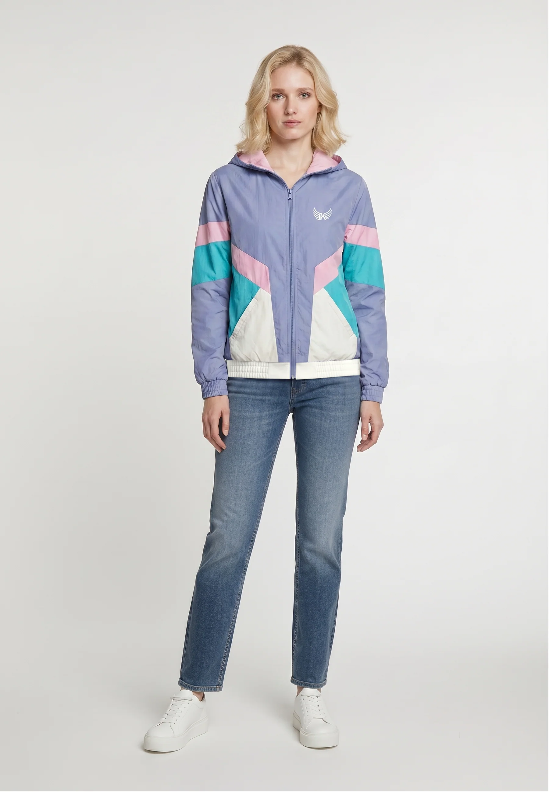 Veste zippée KASSANDRA bleue
