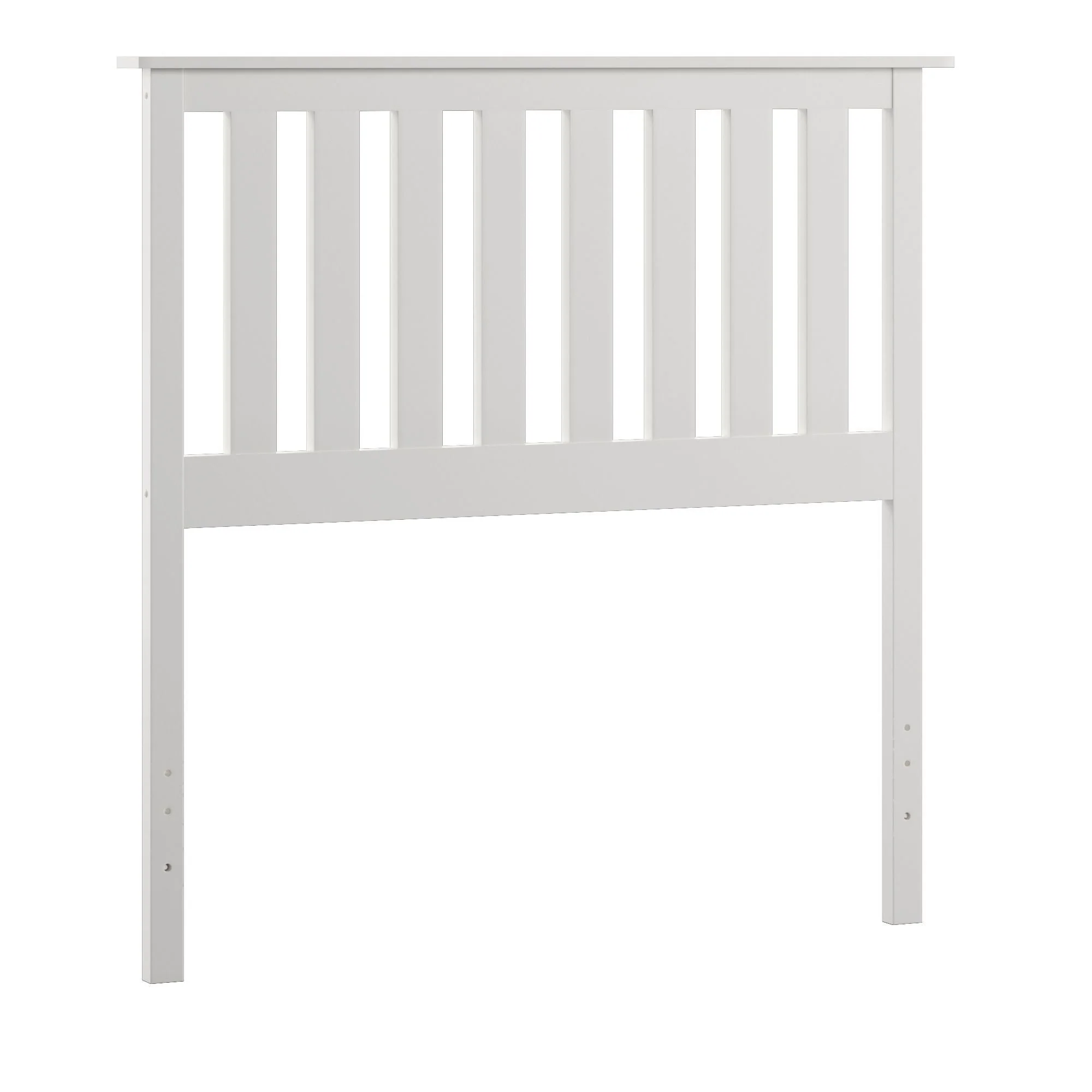 Hammersley Mission Slatted White Wood Headboard by iNSPIRE Q Classic