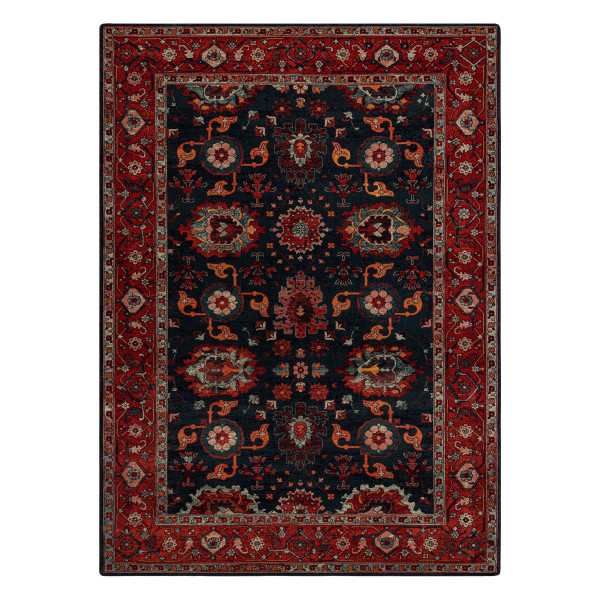 Dywan wełniany POLONIA Tesoro Ramka granat 170x235 cm