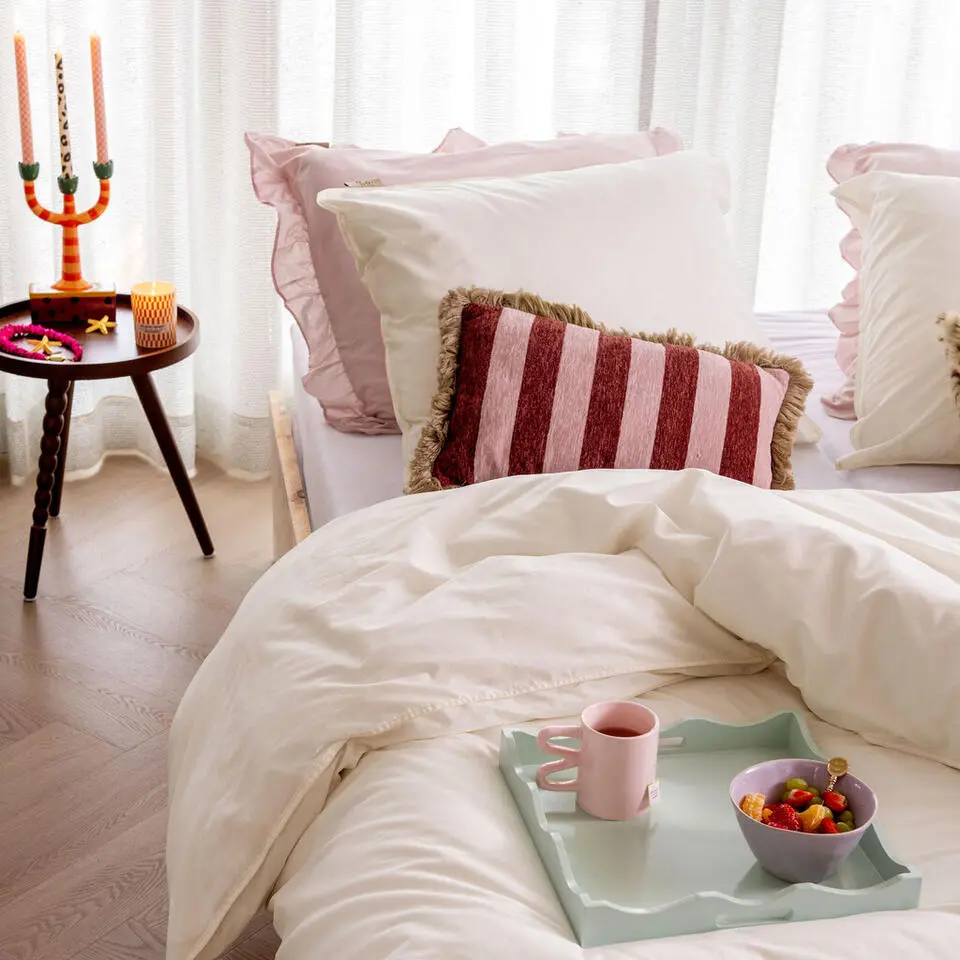 Dindi Home - Dekbedovertrek Forever Colours - 140x220 cm - Off White