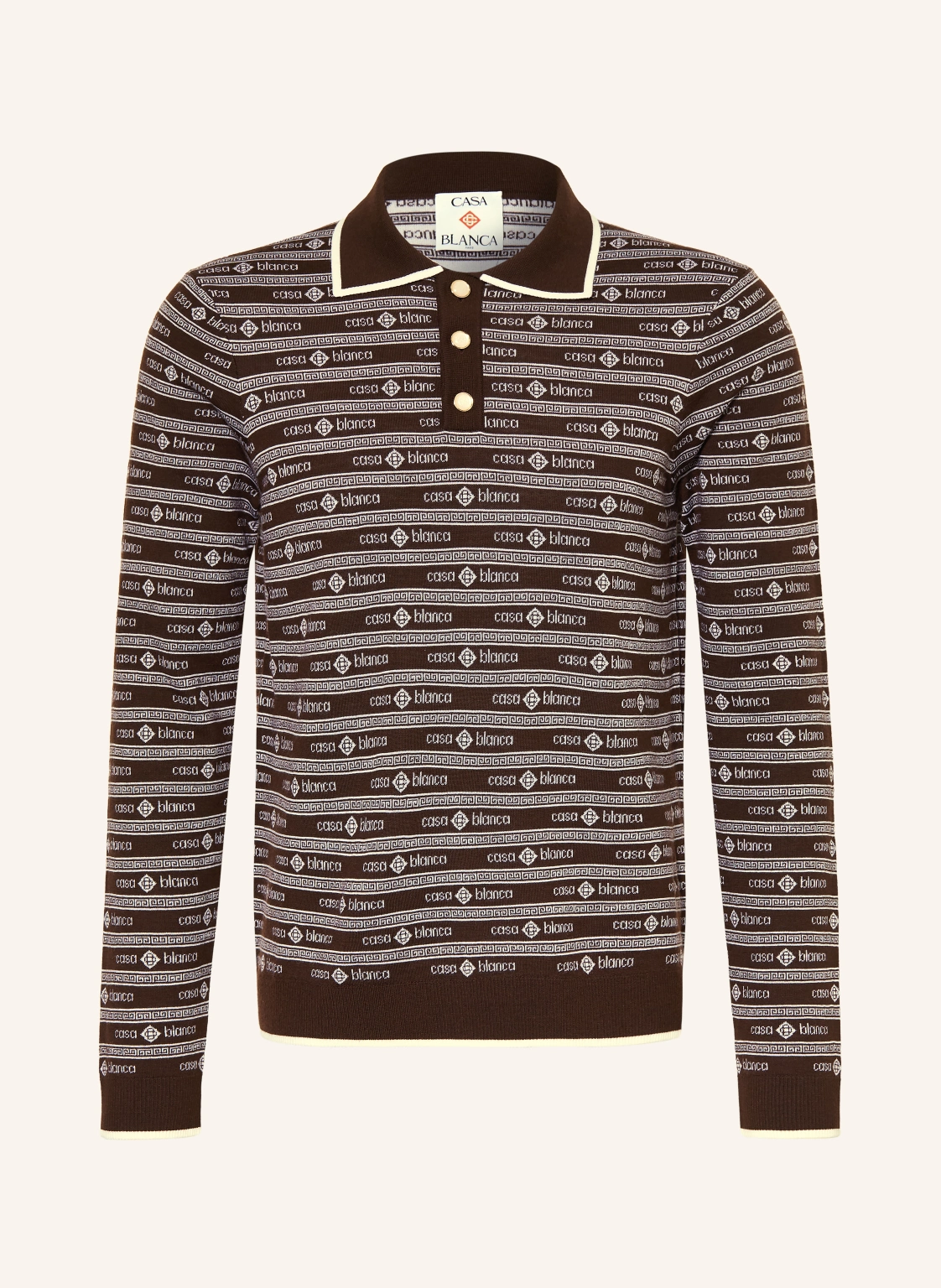 Casablanca Strick-Poloshirt