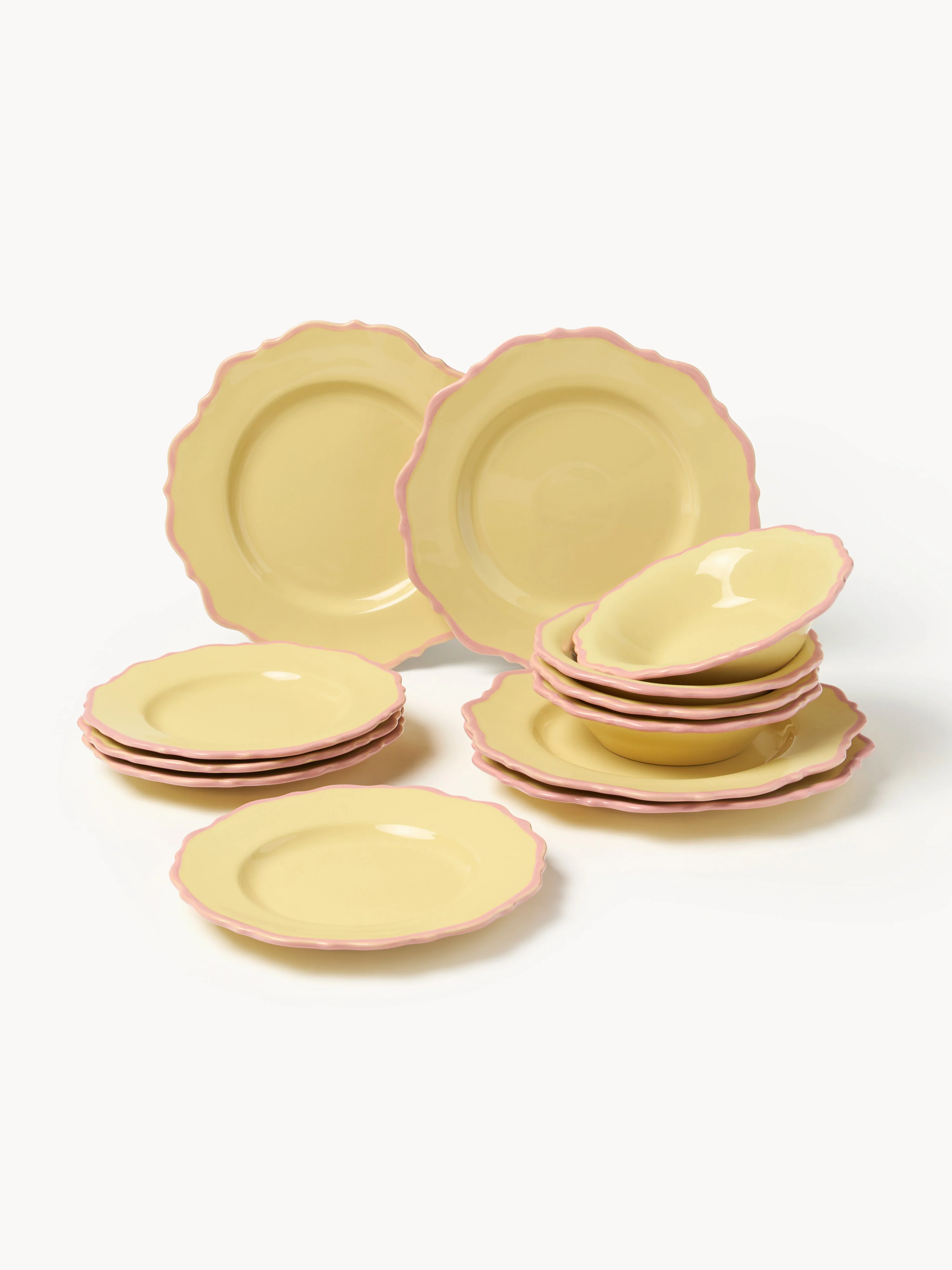 Geschirr-Set Crumble, 4 Personen, 12er-Set