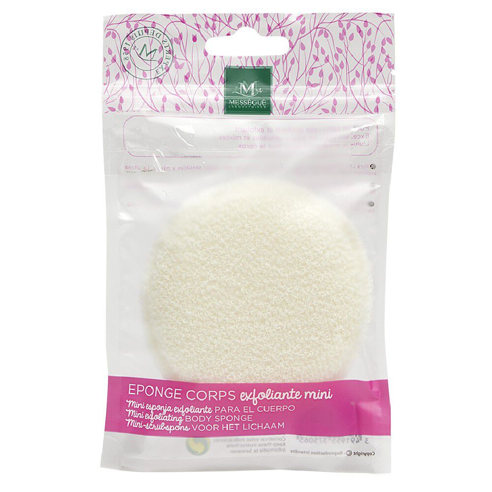 éponge corps ovale blanche