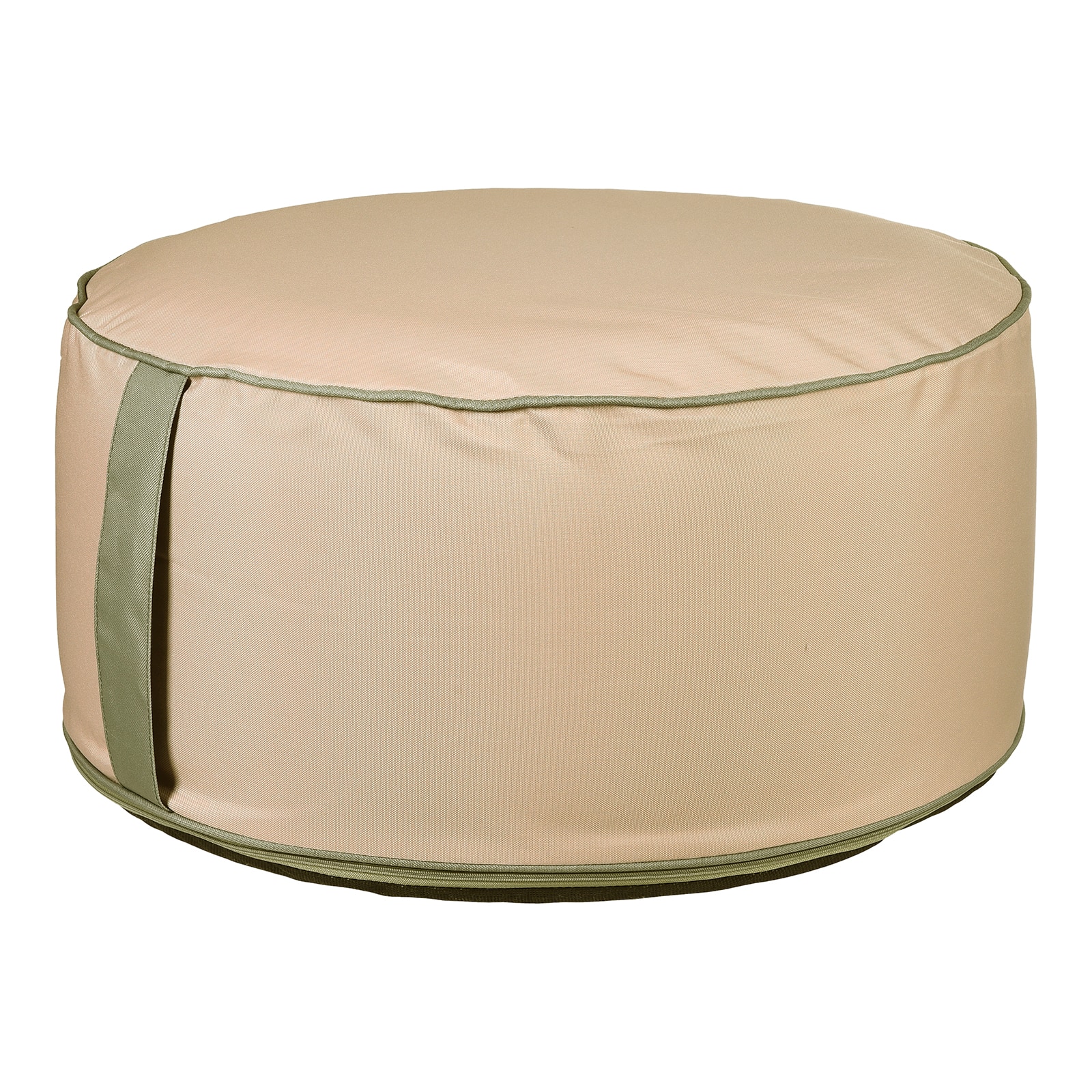 Outdoor-Sitzpouf Beige, ⌀ 53 cm, H 230 mm