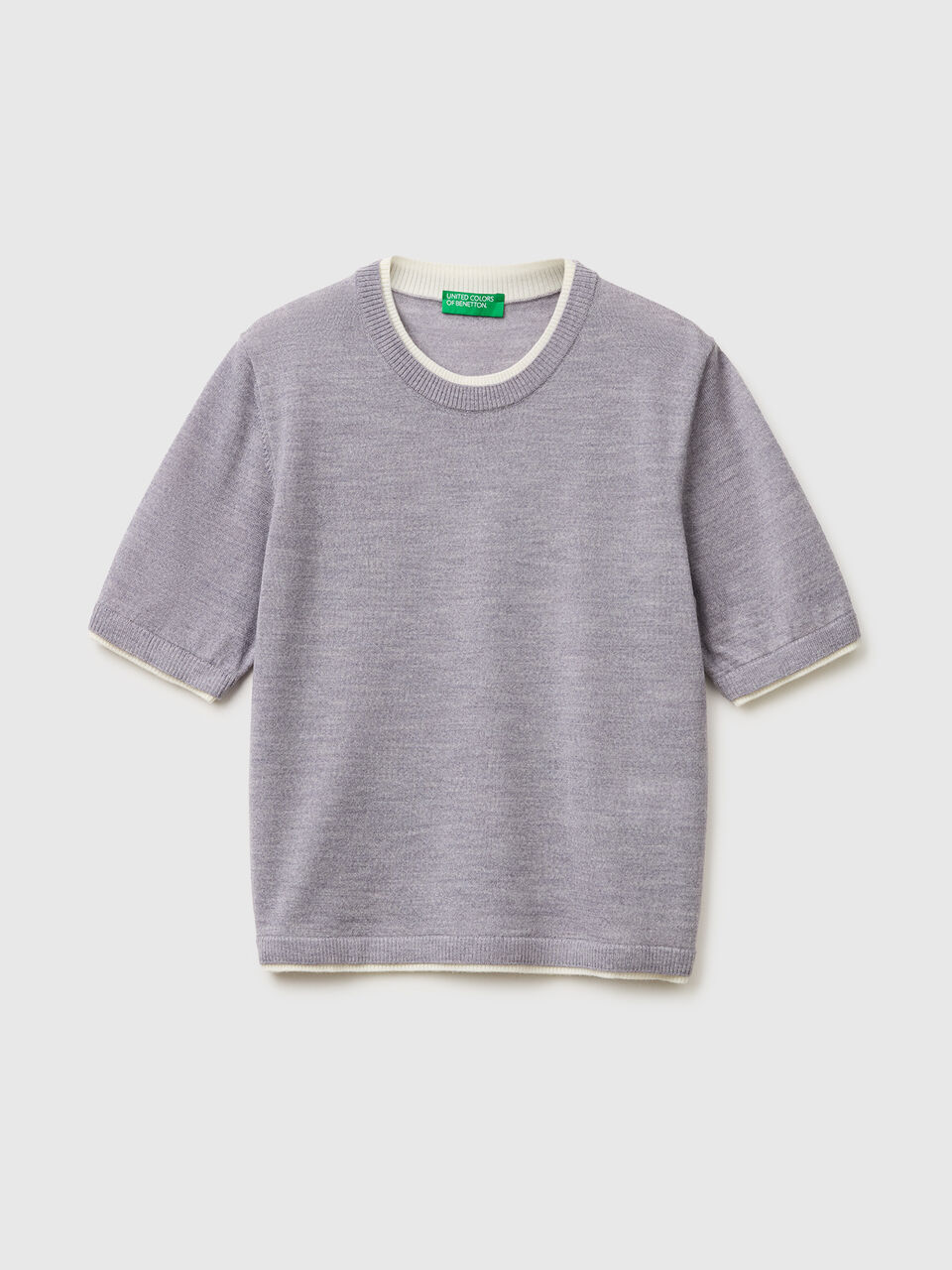 100% Merino wool short-sleeved shirt