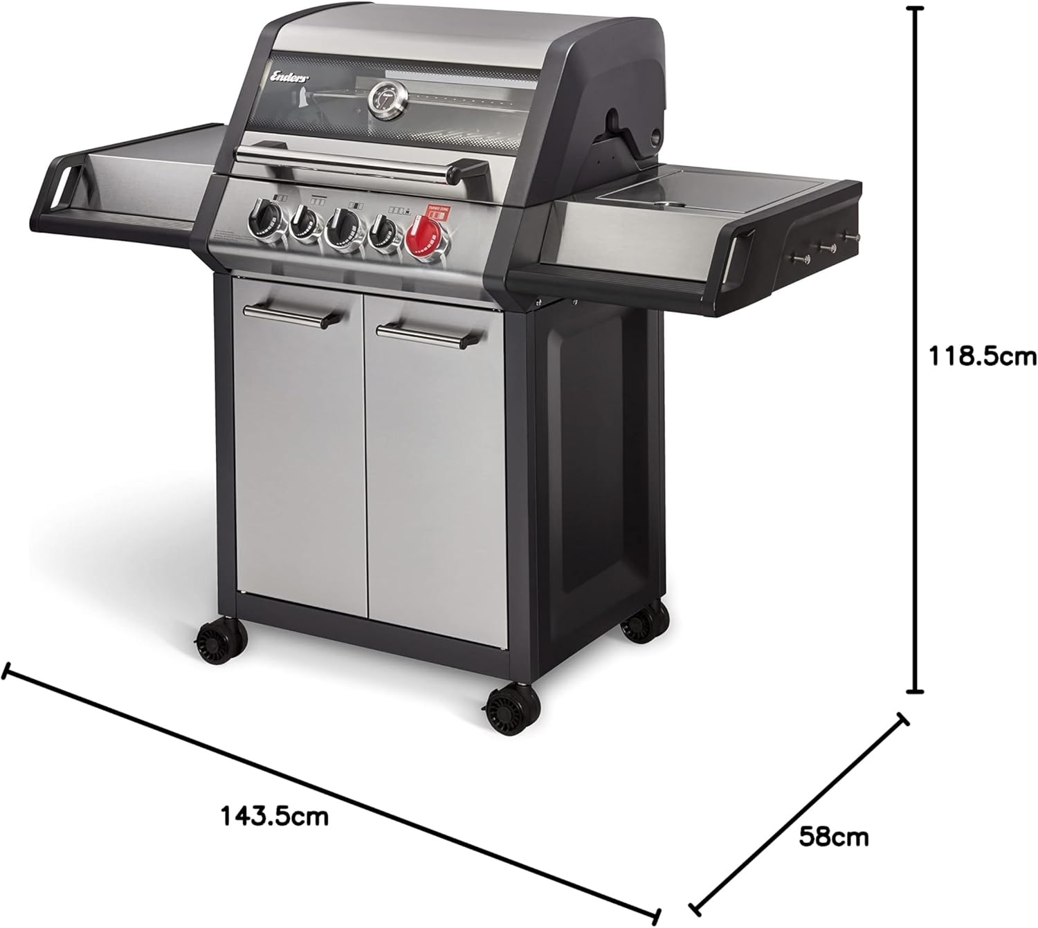 Enders Monroe Pro 3 Sik 4 Sik Turbo Gas BBQ