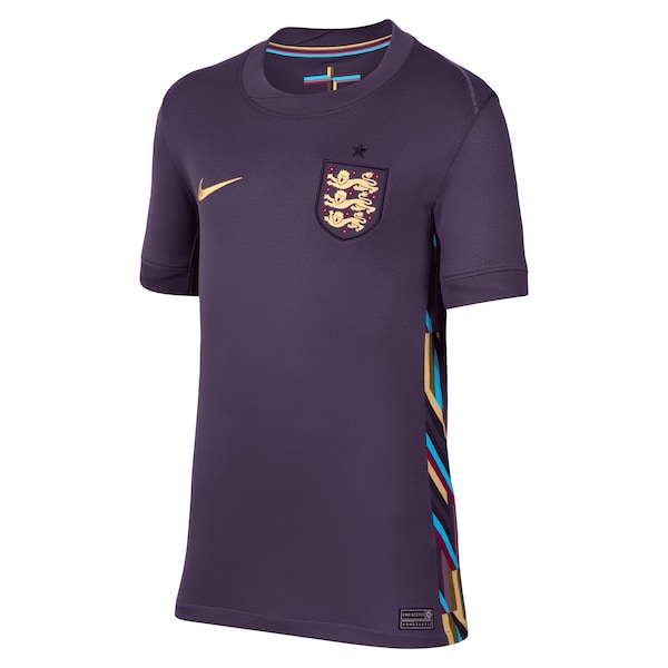 England National Team Nike Youth 2024 Away Replica Blank Jersey - Purple
