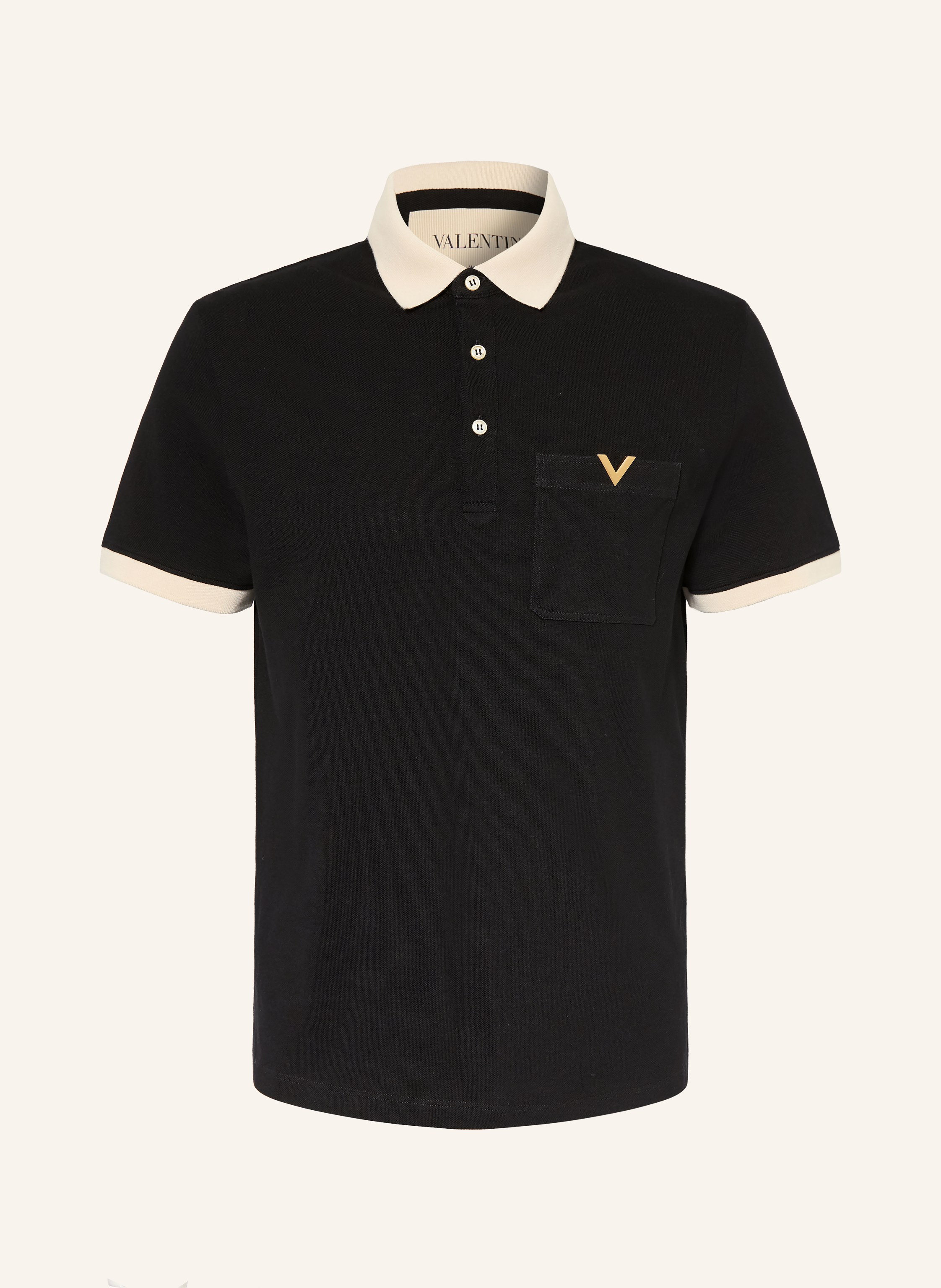 VALENTINO Piqué-Poloshirt VGOLD