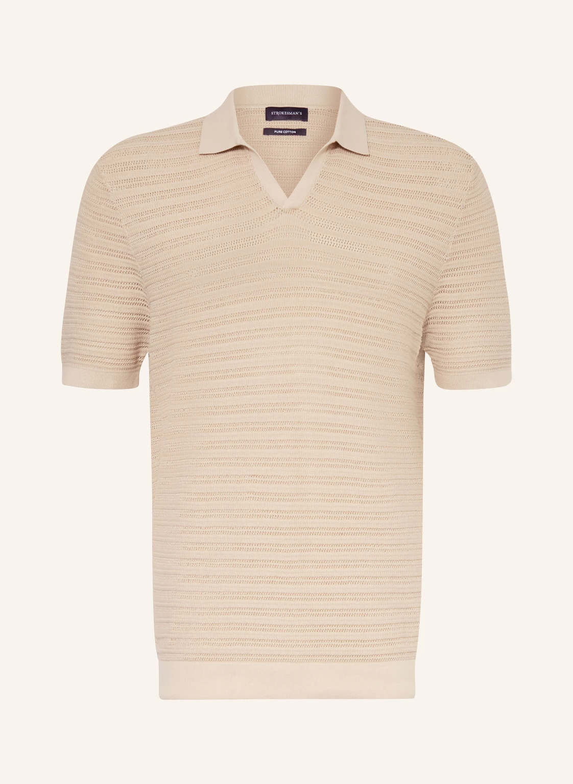 STROKESMAN'S Strick-Poloshirt