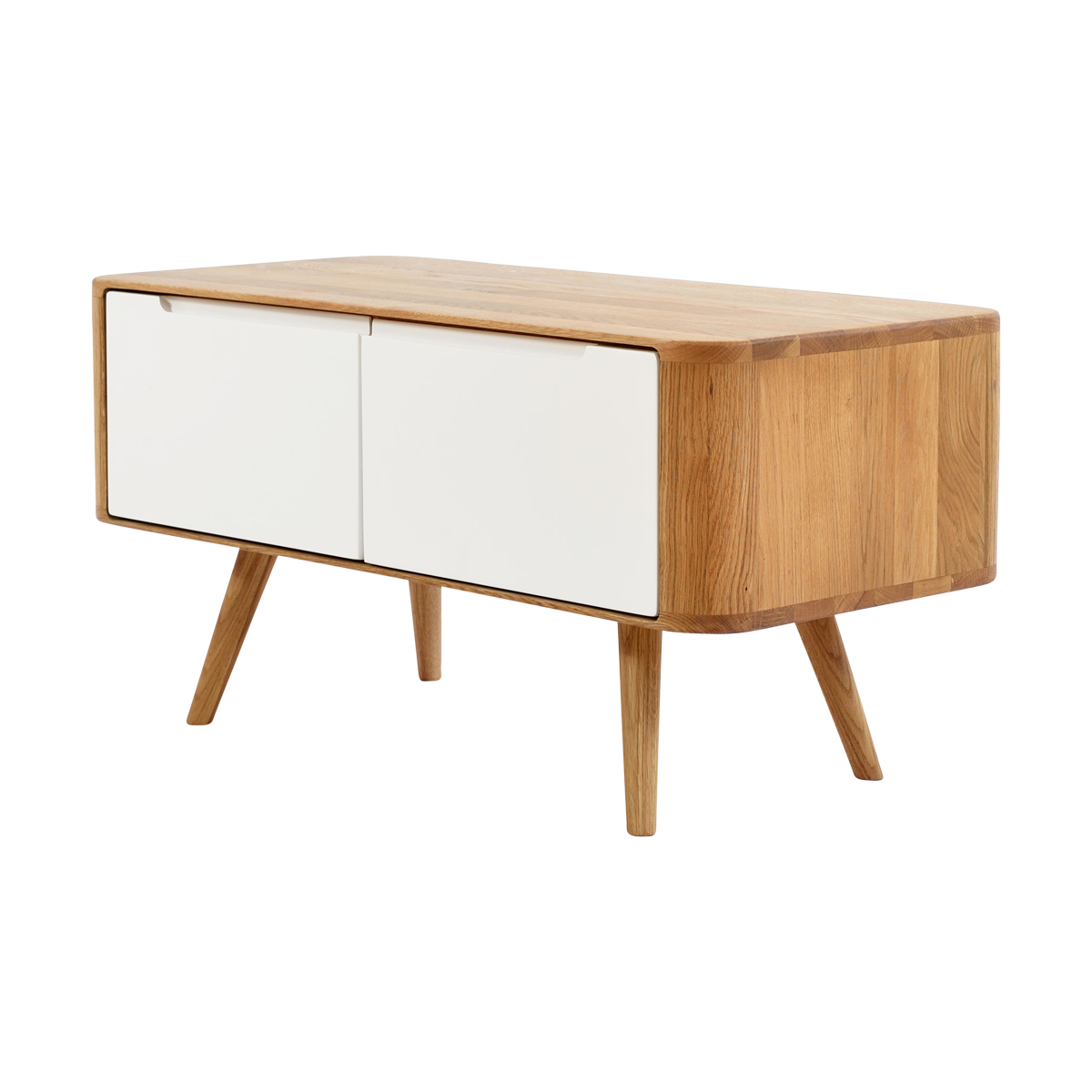 Gazzda Ena storage bench houten opbergbankje naturel - 90 x 42 cm