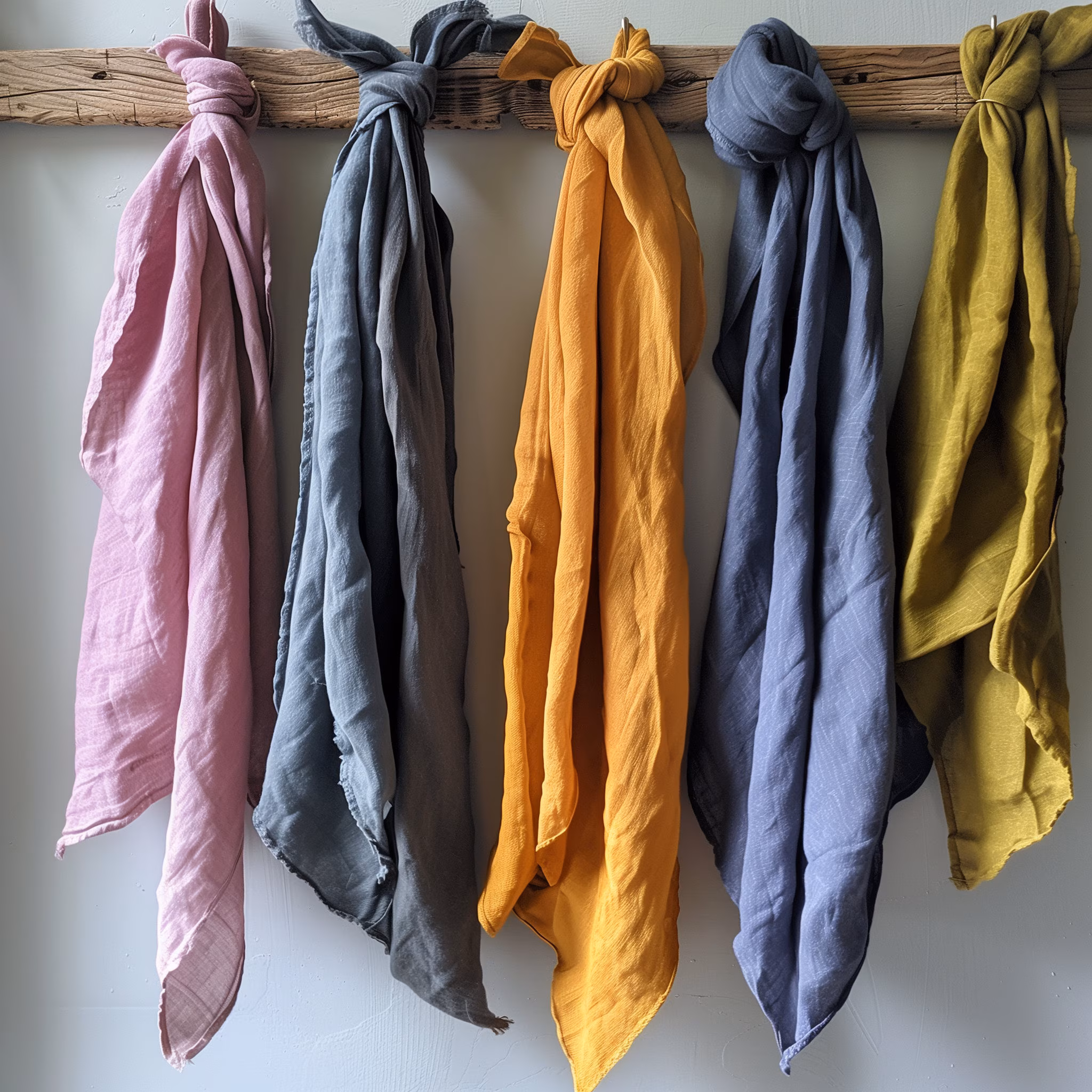 Stylish Belgian Linen Scarfs | 41 Trendy Colors, 6 Perfect Sizes | Must-Have Accessory for Every Occasion - Christmas Gift for Her