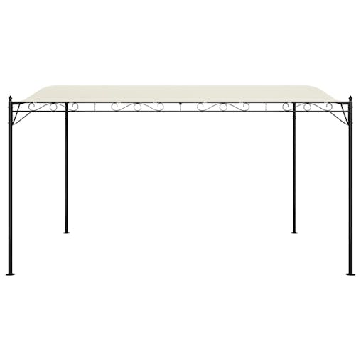 NNEVL Canopy Cream 4x3 m 180 g/m&sup2; Fabric and Steel