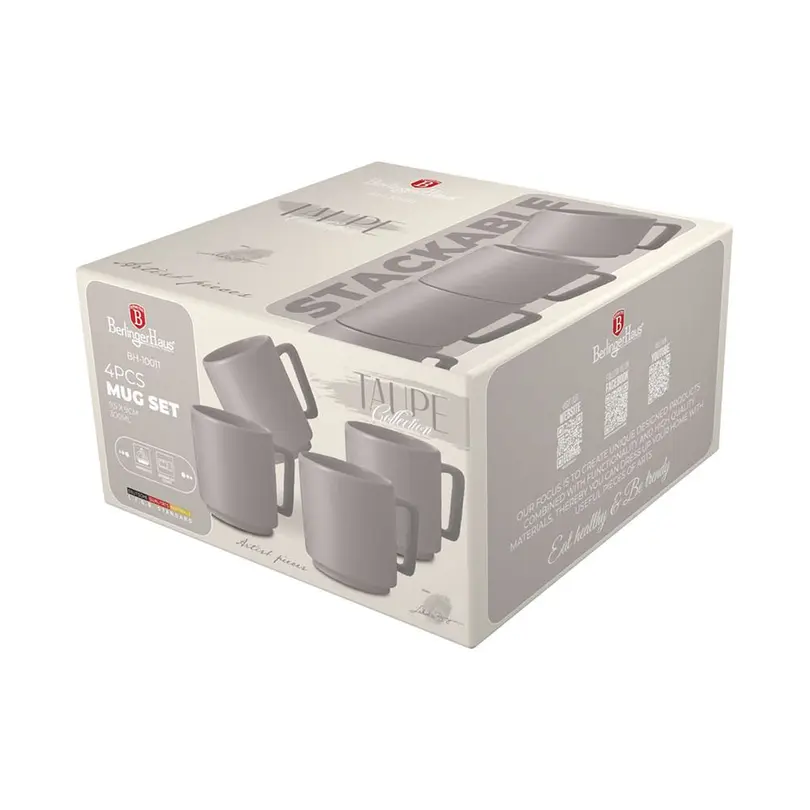 Tasse 4er-Set Taupe Collection