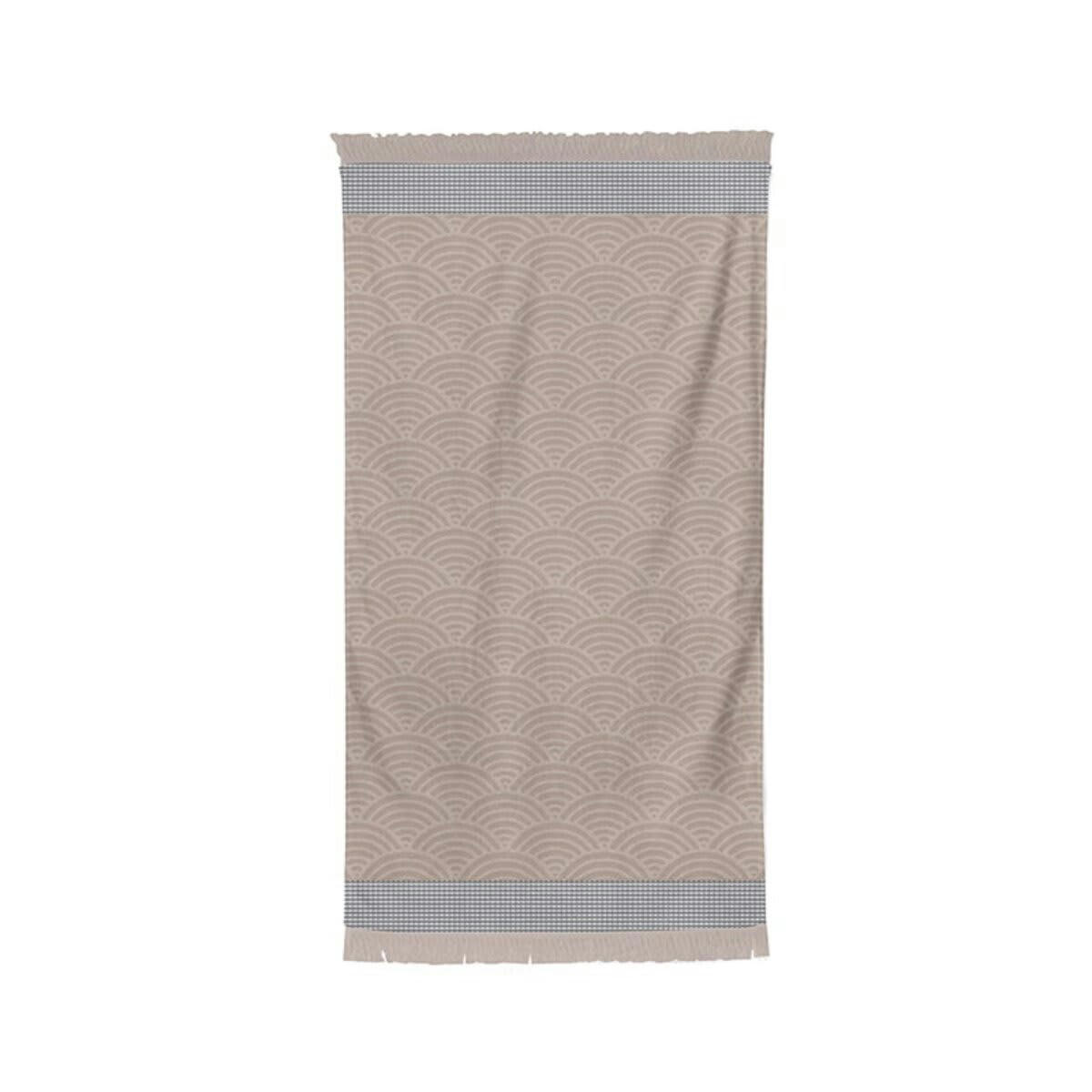 - Serviette de bain Artea Beige Coton 50x100 cm
