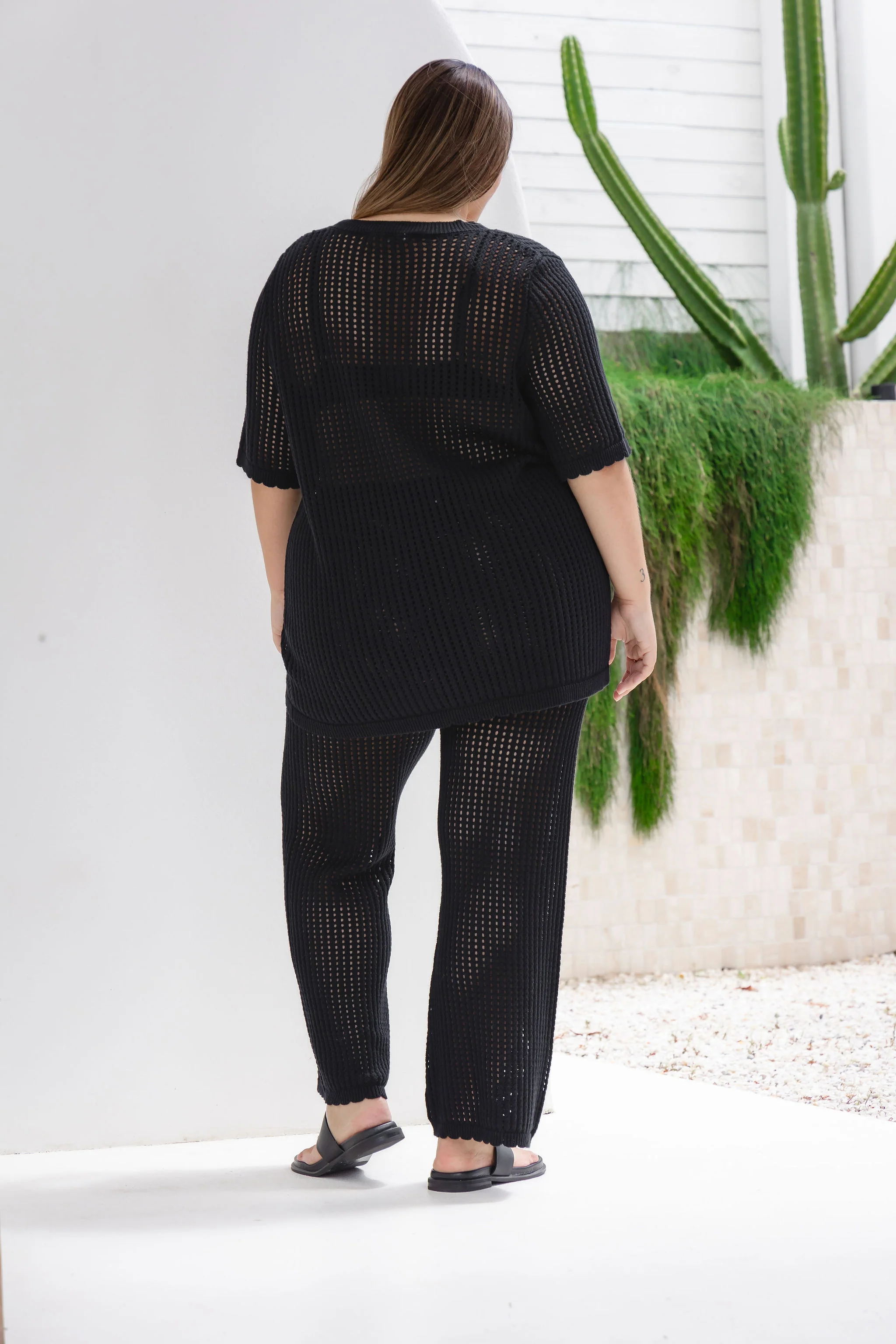 Harry Knit Top in Black