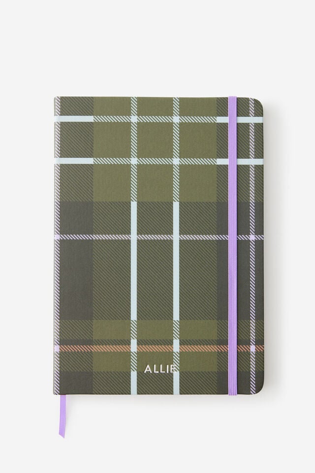 Personalised B5 Hard Cover Lined Notebook