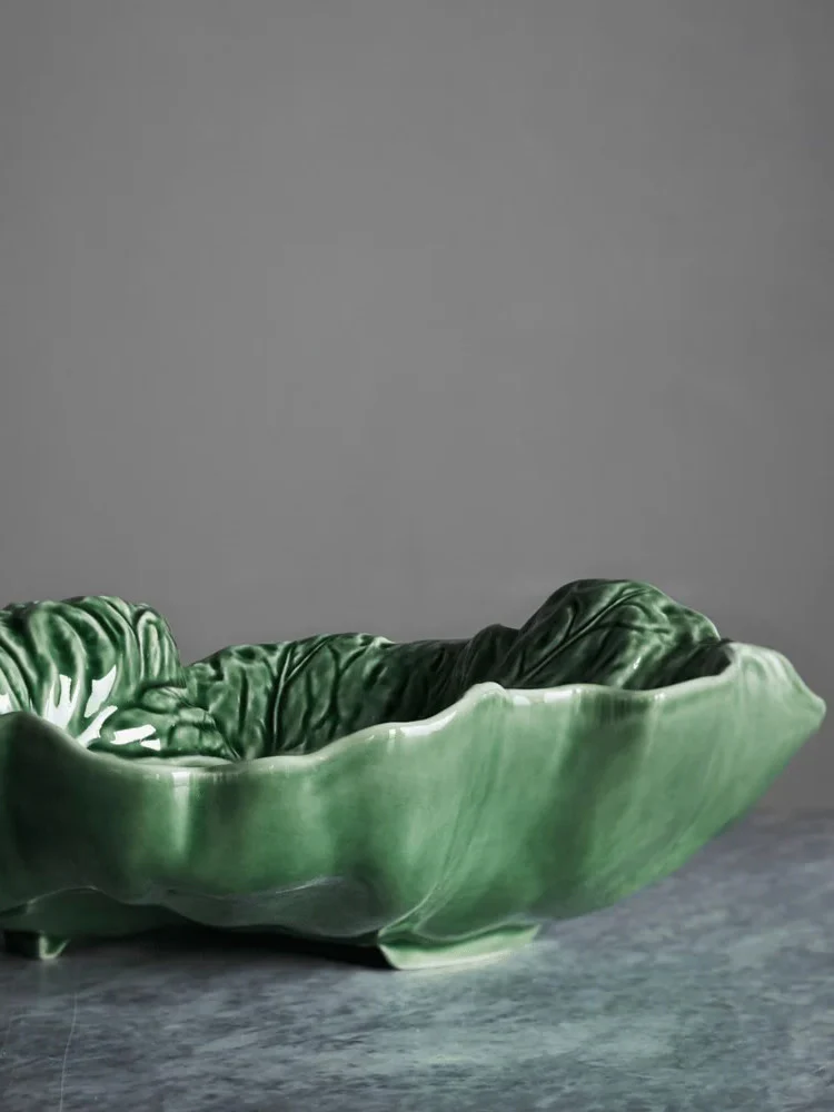 Handbemalte Servierschale Cabbage