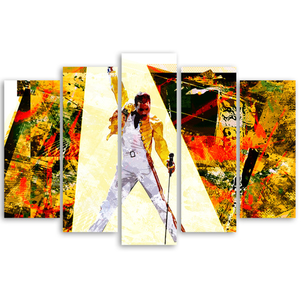 Feeby Obraz 5 częściowy na płótnie Freddie Mercury