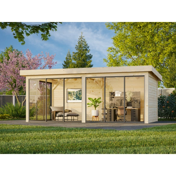 Pavillon »Lenna Set 402 Slide«, BxHxT: 588 x 245 x 300 cm, Braun