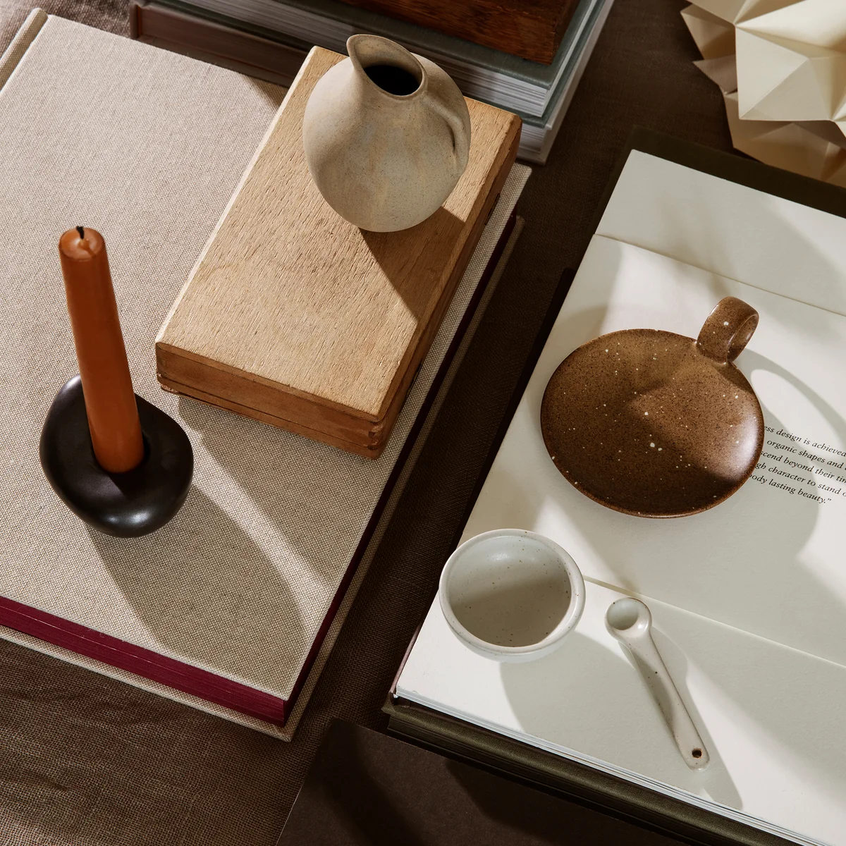 Ferm Living - Keramik Adventsgeschenke, mehrfarbig (4er-Set)