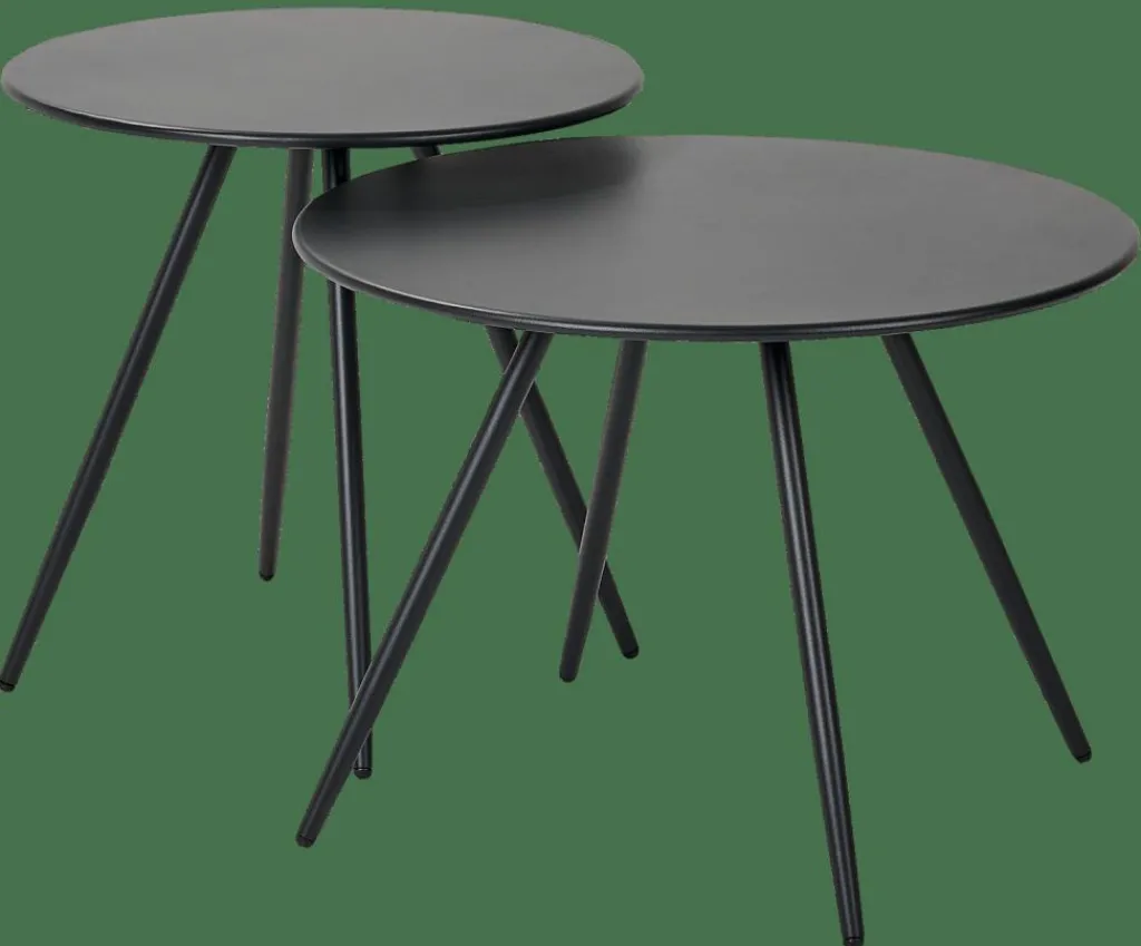 Tables Basses De Jardin^CASA IVY Table Lounge Noir