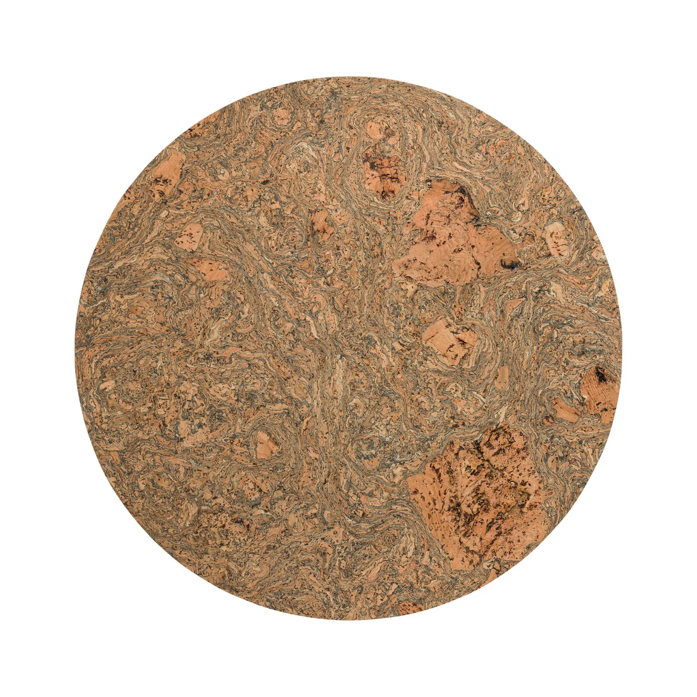 Set 4 Round Placemats Cork