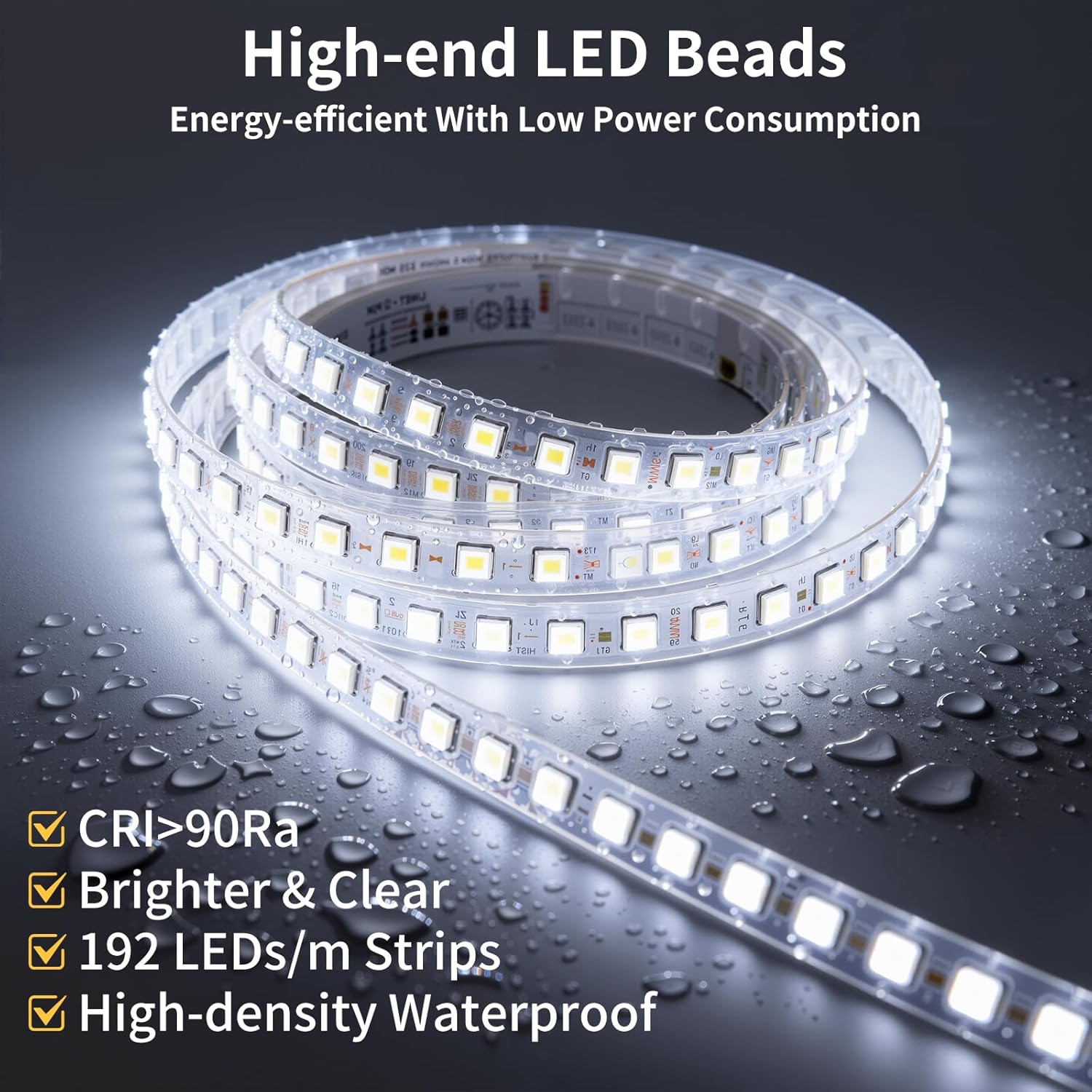 36x30 LED Bathroom Mirror with Lights, Backlit + Front Lit with CRI>90, Lighted Mirror for Bathroom, Anti-Fog, Dimmable Brightness, 3 Colors, Memory Function, Shatterproof Tempered Glass