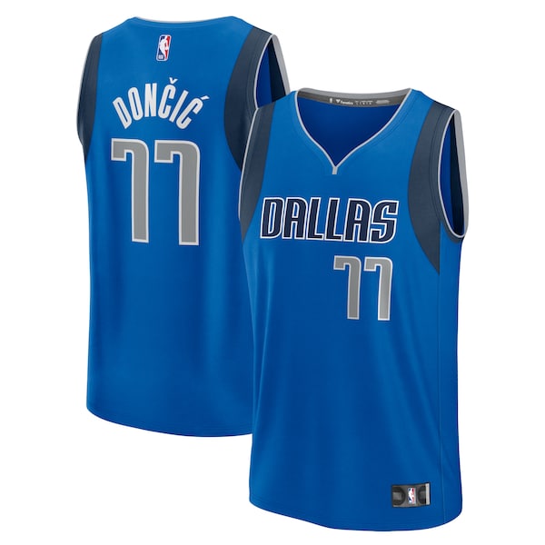 Luka Dončić Dallas Mavericks  Fast Break Replica Player Jersey - Icon Edition - Blue